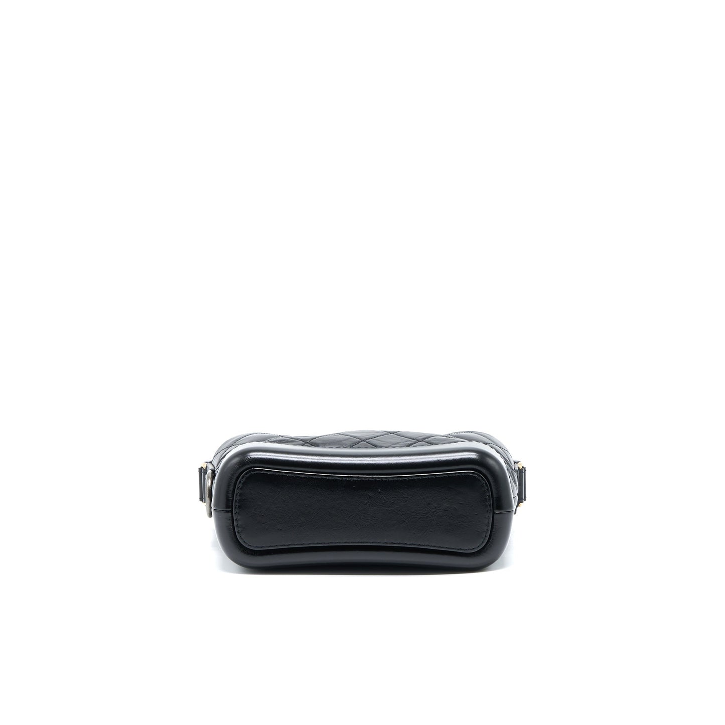 Chanel Small Gabrielle Hobo Bag Calfskin Black Multicolour Hardware