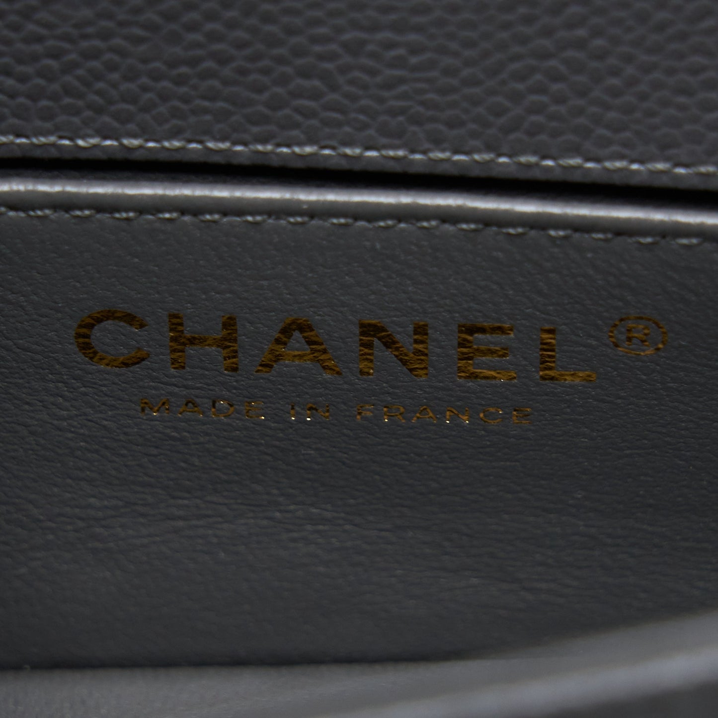 Chanel Mini Boy Bag Caviar Grey Brushed GHW (Microchip)