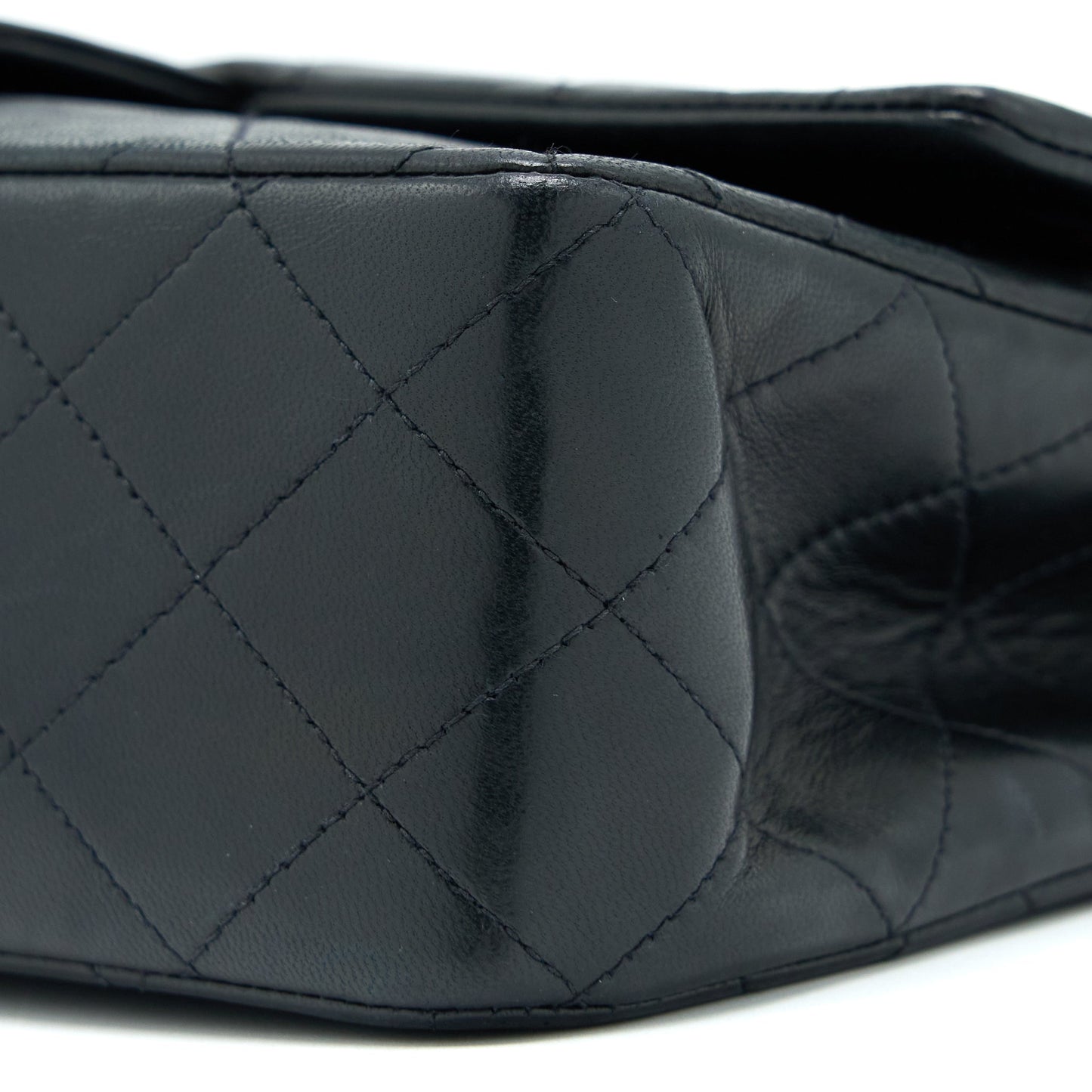 Chanel Vintage Flap Bag Lambskin Black GHW