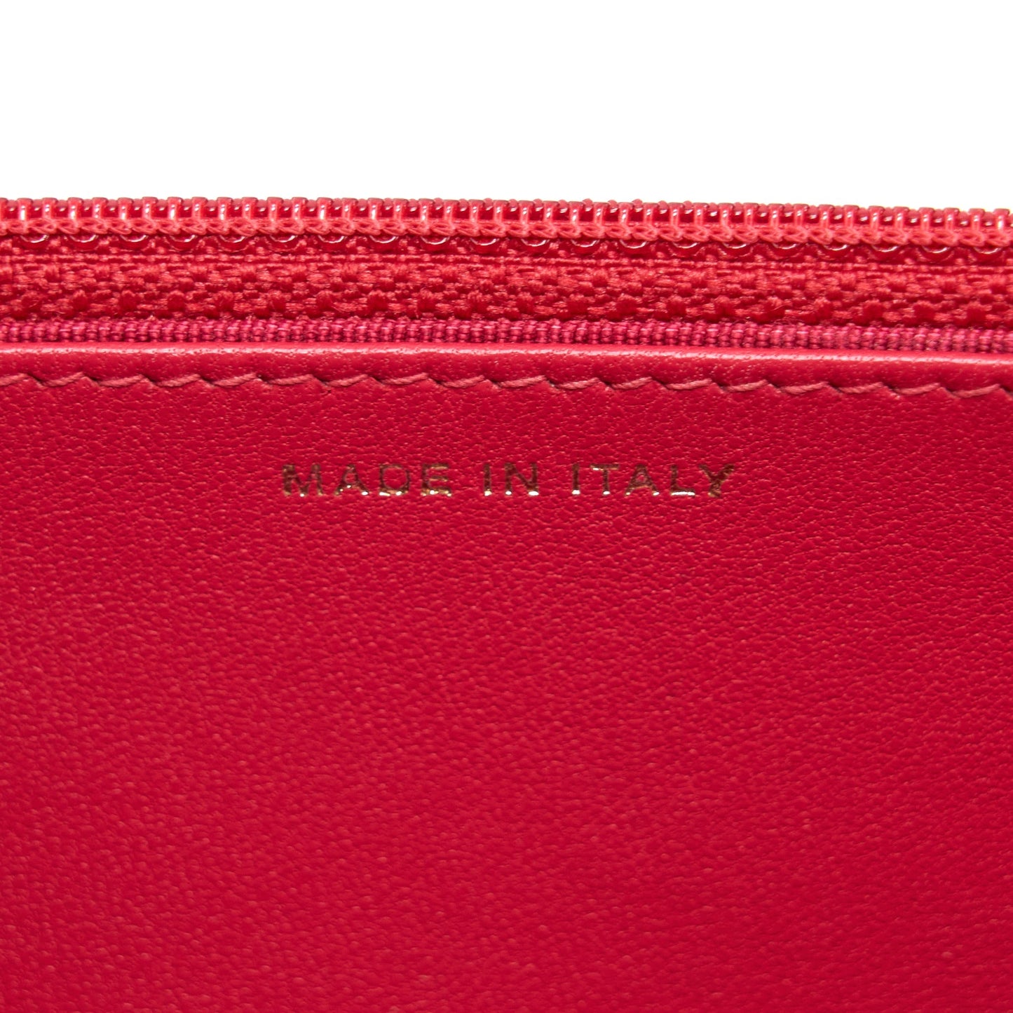 Chanel Classic Wallet On Chain Lambskin Red GHW