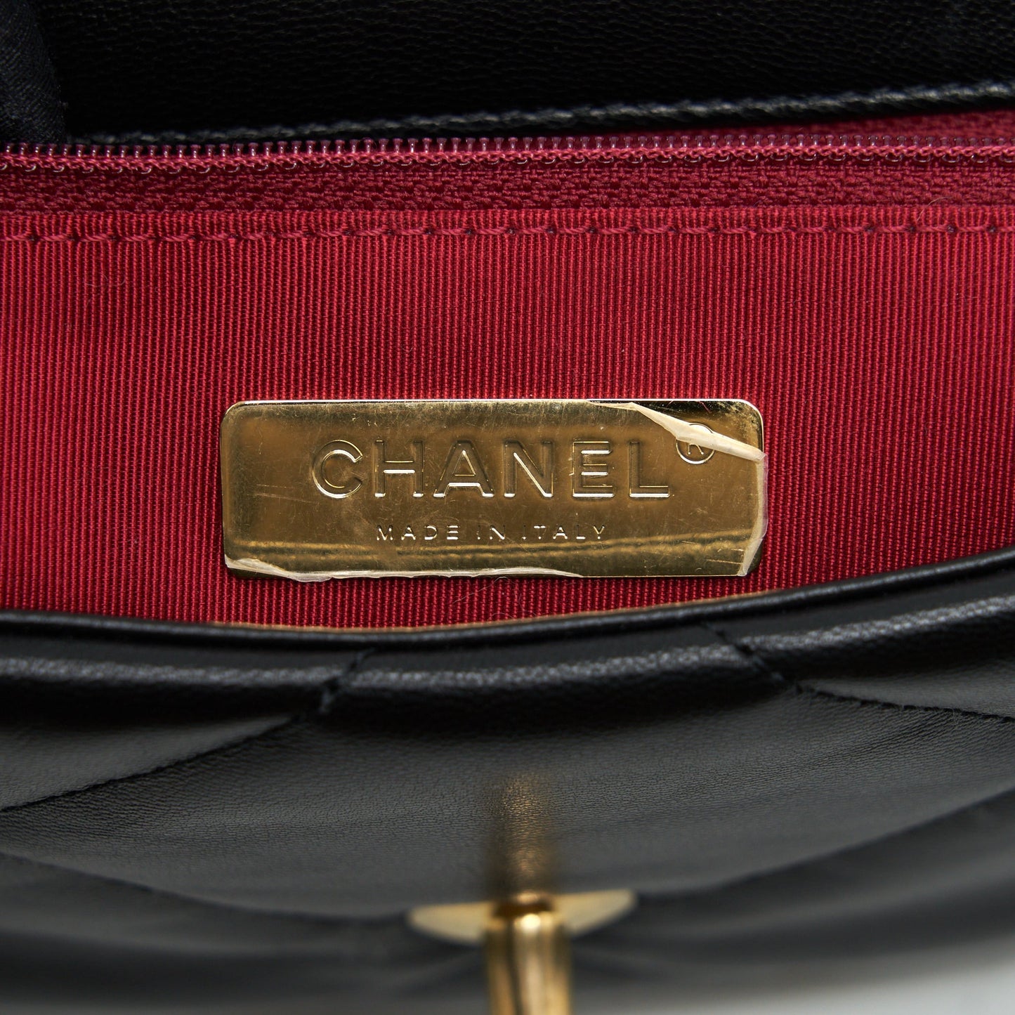 Chanel Small 19 Bag Goatskin Black With Gold/Sliver Hardware