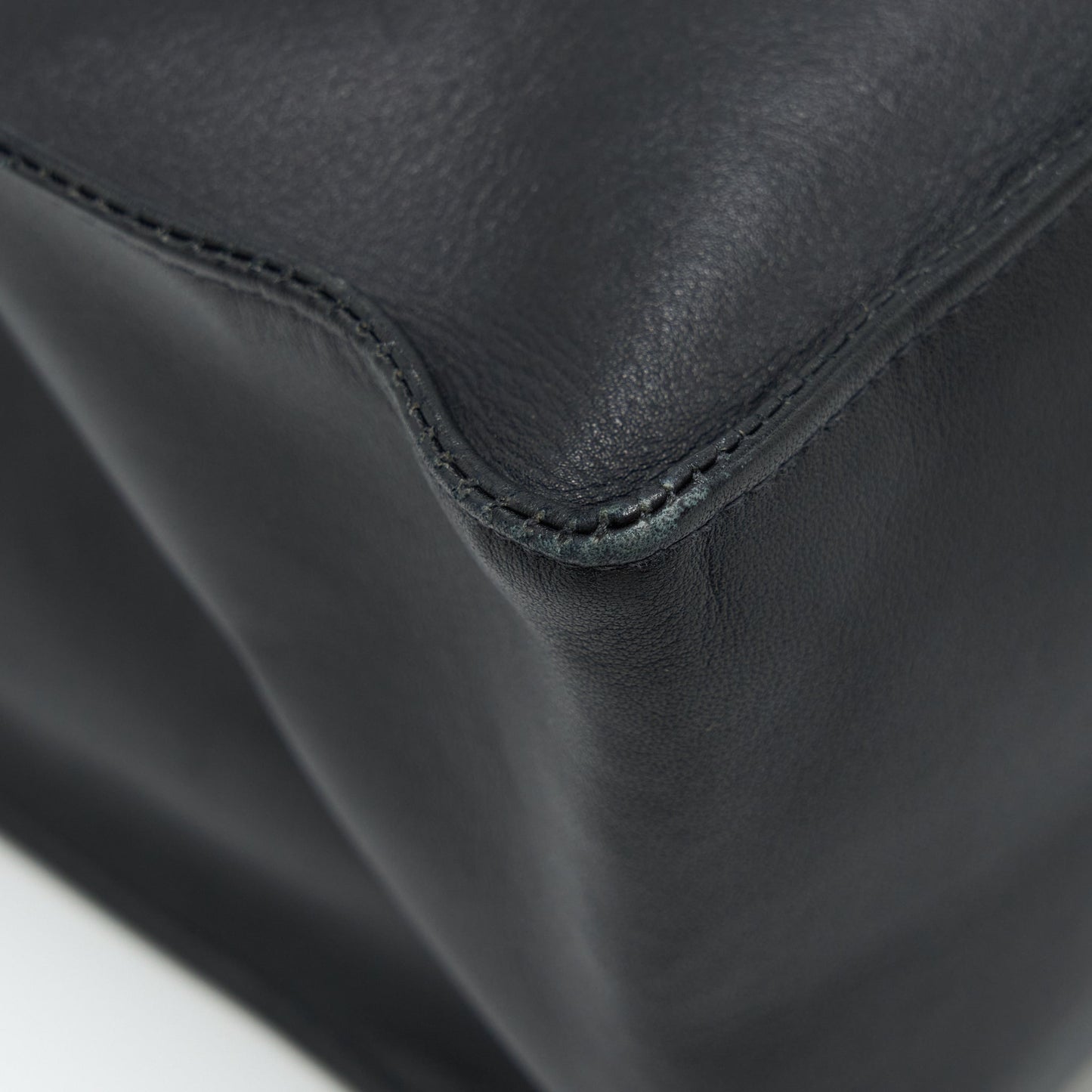 Chanel Vintage CC Timeless Shopping Tote Lambskin Black GHW