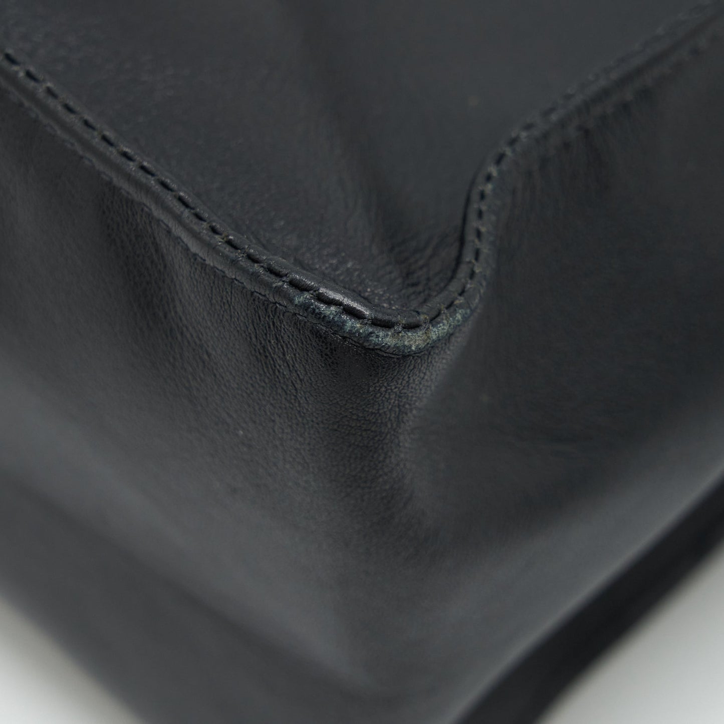 Chanel Vintage CC Timeless Shopping Tote Lambskin Black GHW