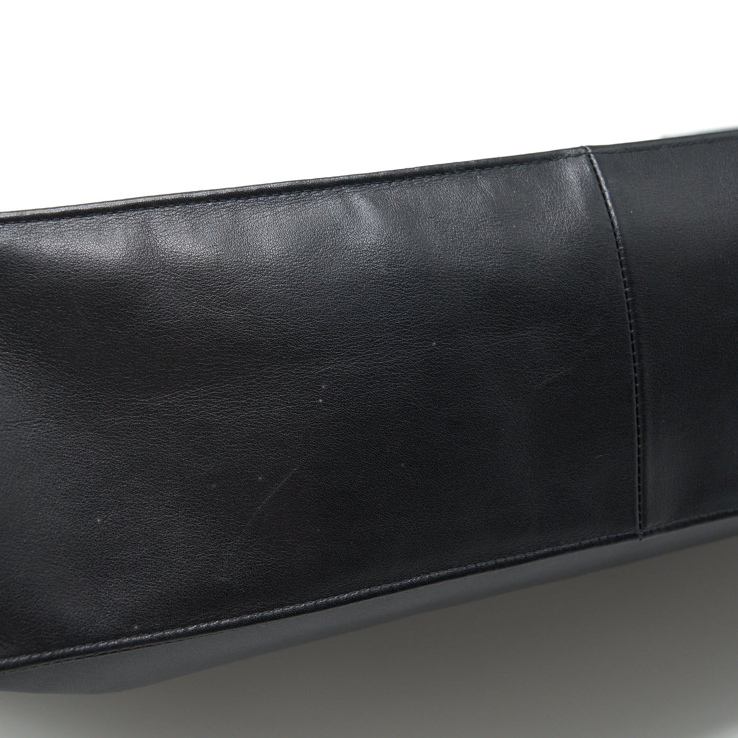 Chanel Vintage CC Timeless Shopping Tote Lambskin Black GHW