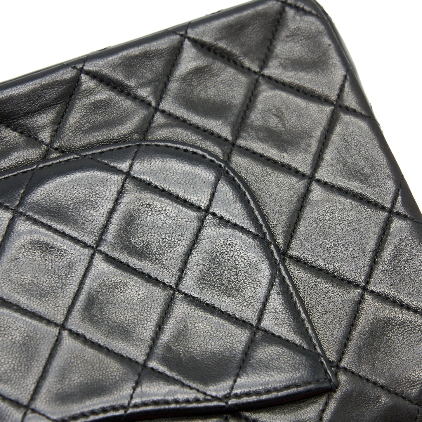 Chanel Vintage Classic Double Flap Bag Lambskin Black GHW
