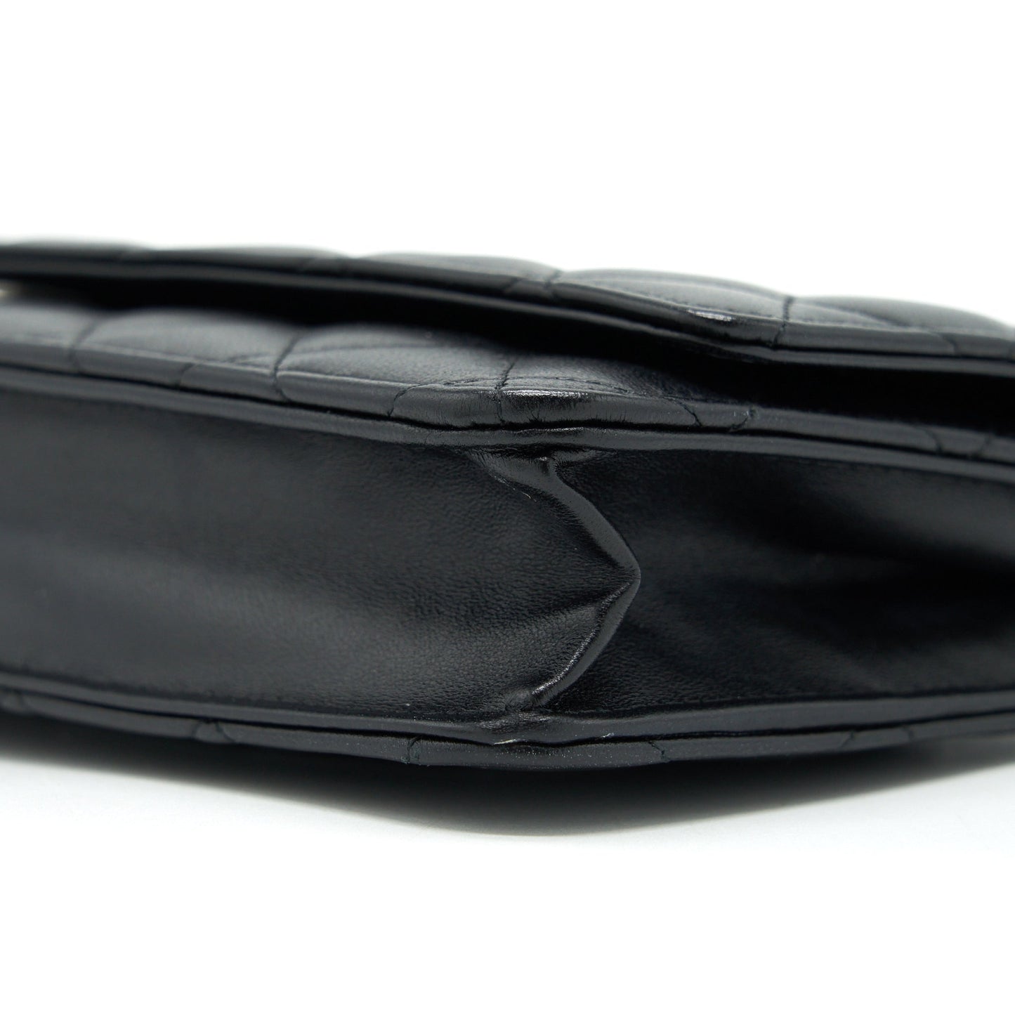 Chanel Classic Wallet On Chain Lambskin Black SHW