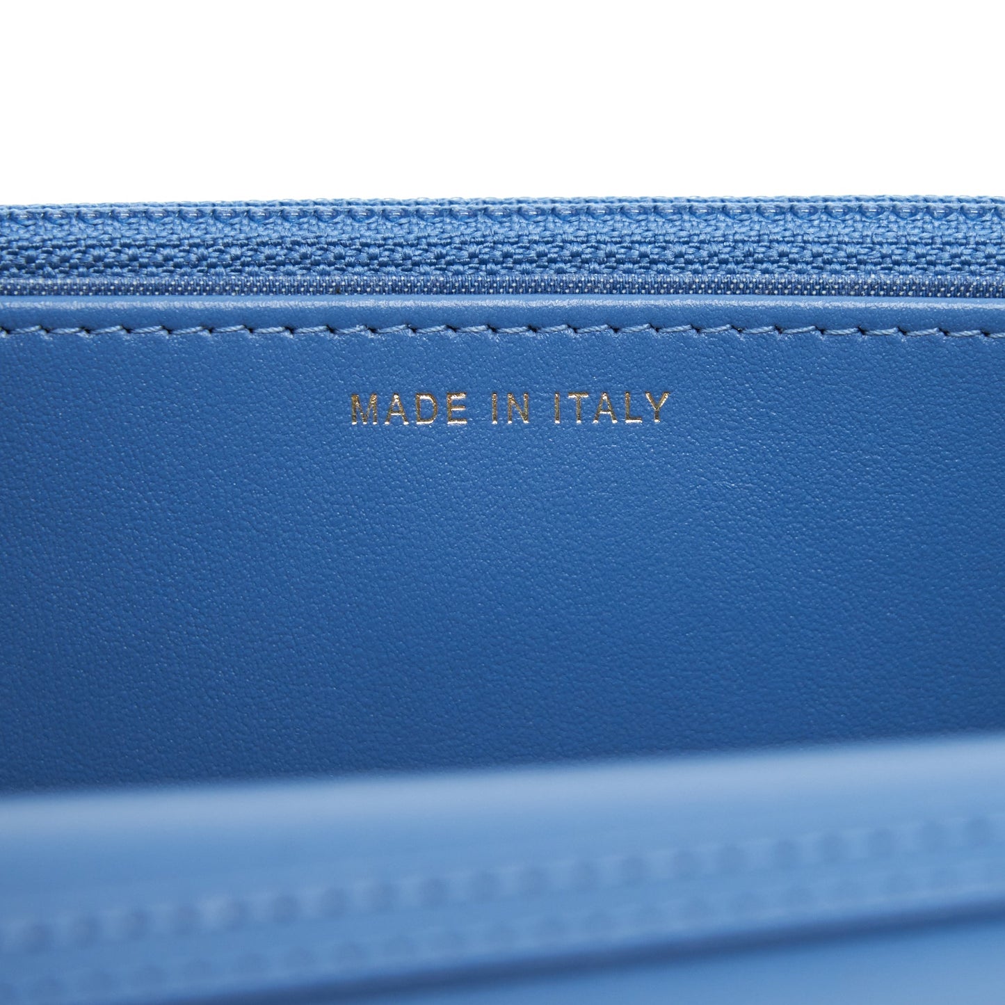 Chanel Pearl Crush Wallet On Chain Denim Blue GHW (Microchip)