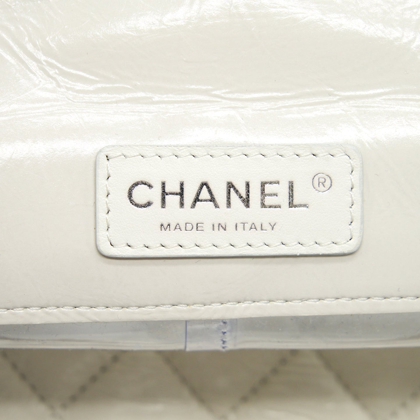 Chanel PVC Aquarium Backpack Aged Calfskin White SHW
