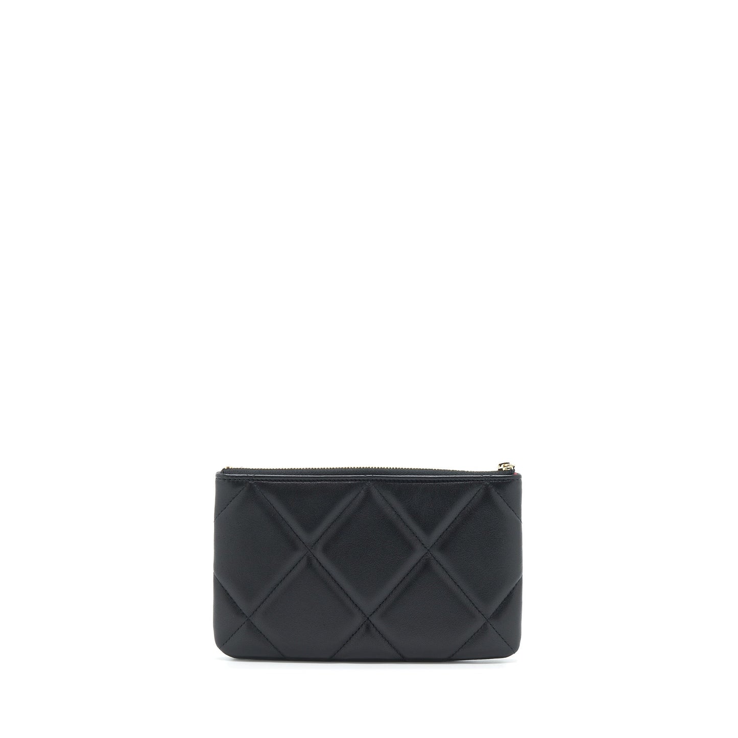 Chanel 19 Pouch Lambskin Black GHW