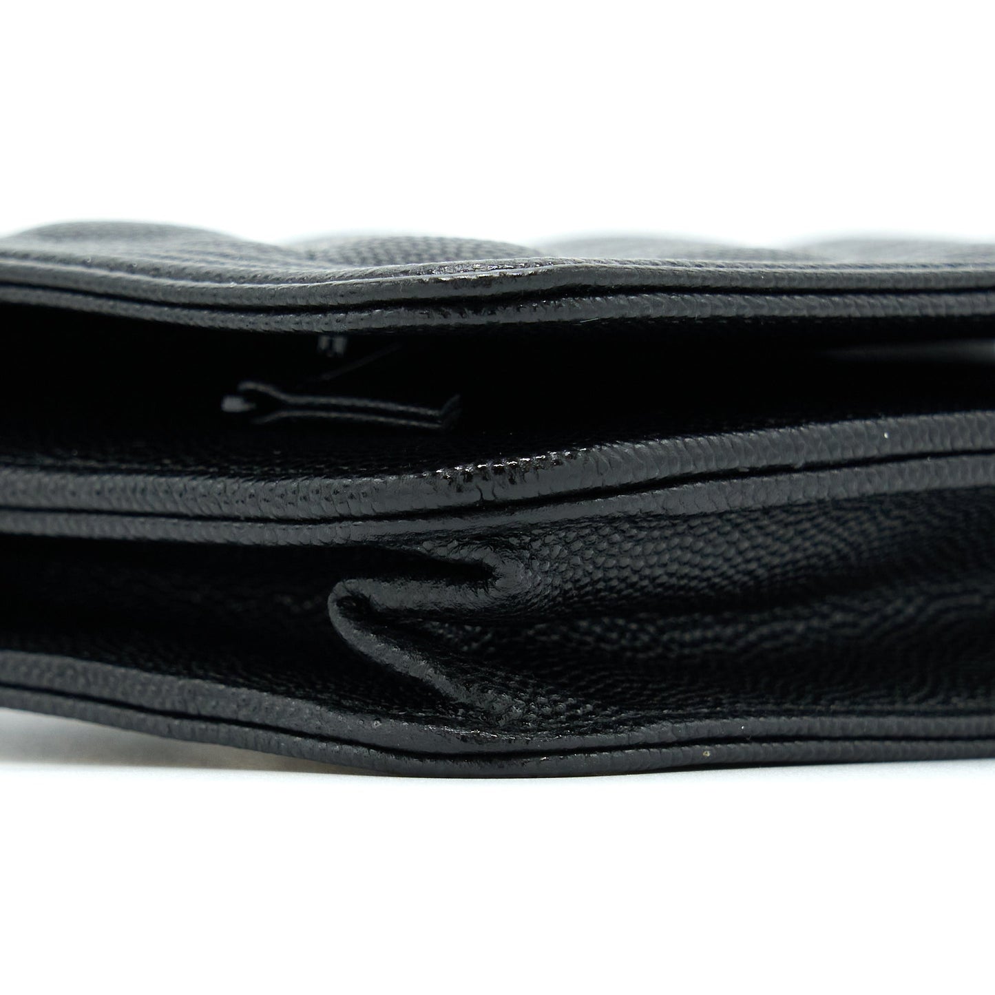 Chanel Boy Wallet On Chain Caviar Black LGHW