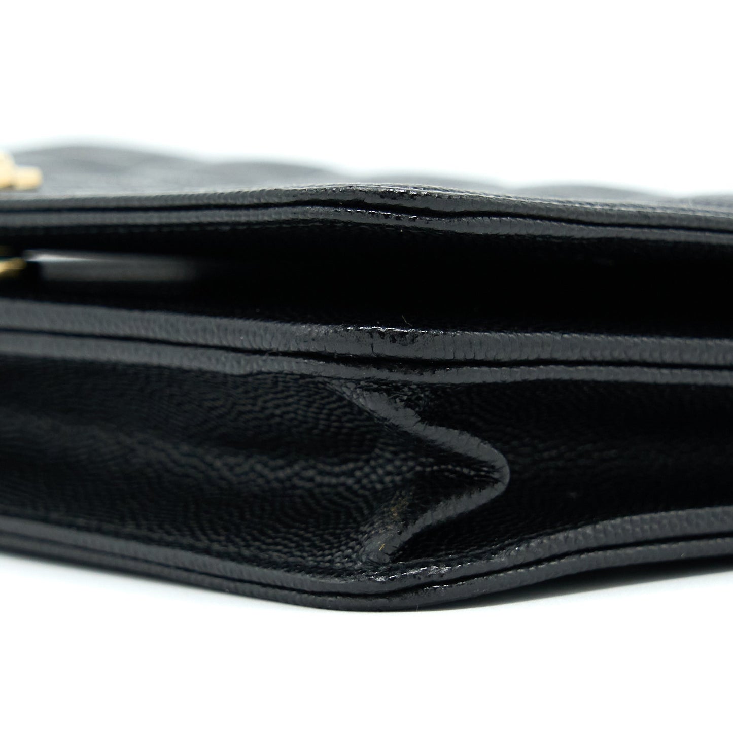 Chanel Boy Wallet On Chain Caviar Black LGHW