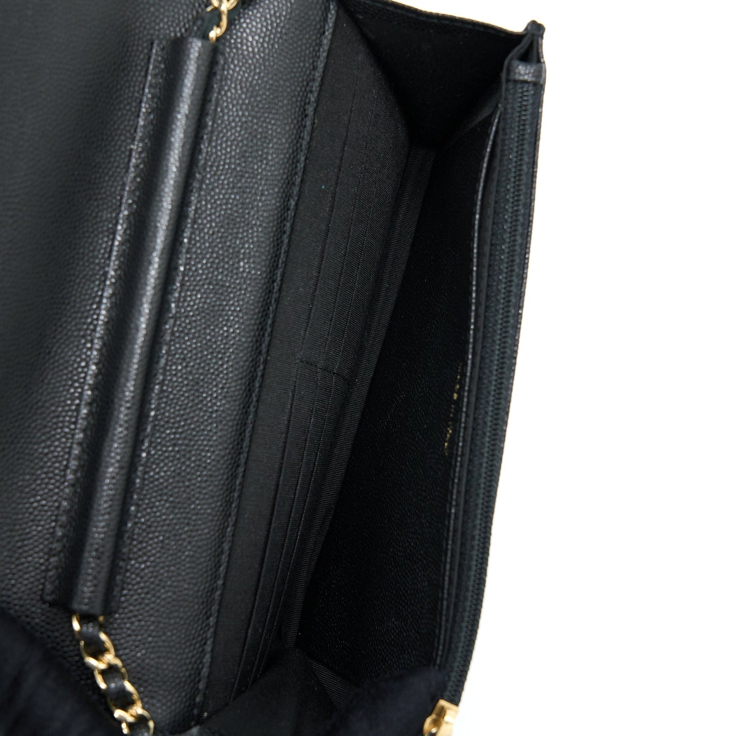 Chanel Boy Wallet On Chain Caviar Black LGHW