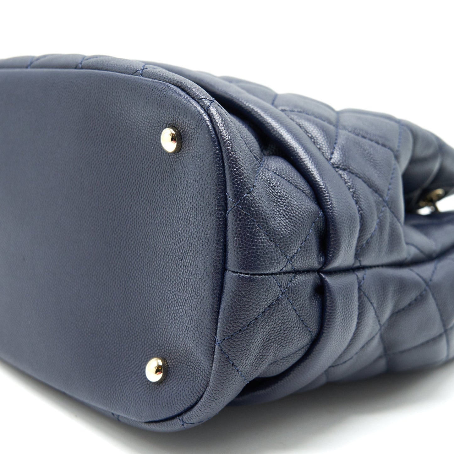 CHANEL BUCKET BAG IN Navy GHW