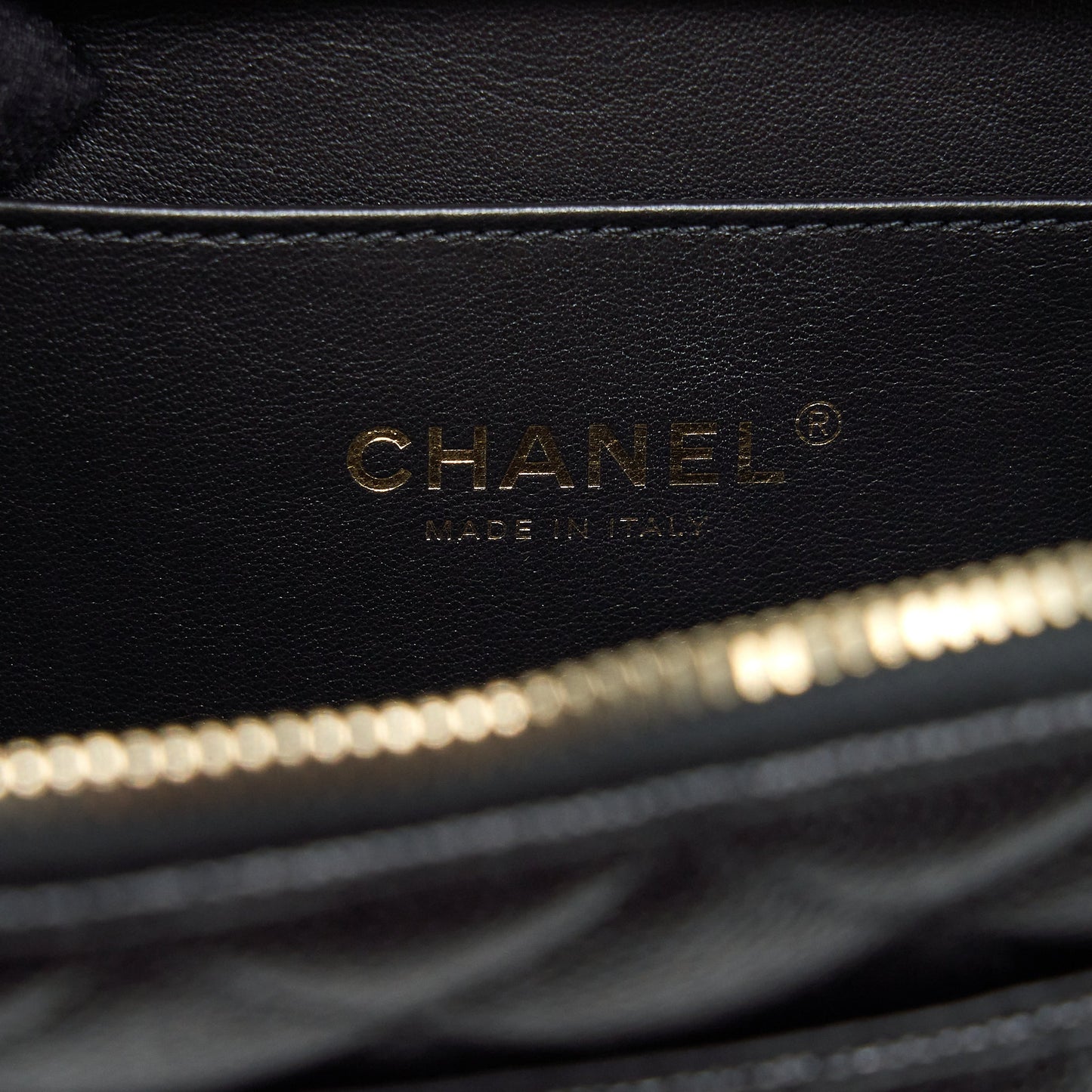Chanel 22S Letter Top Handle Small Vanity Case Caviar Black Brushed GHW (Microchip)
