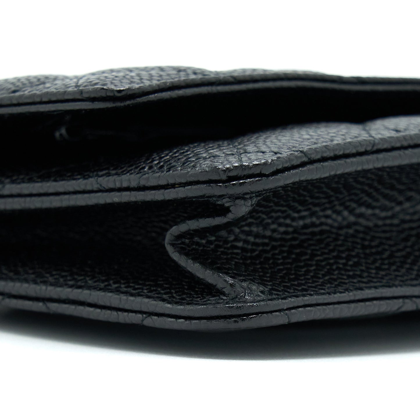 Chanel Classic Wallet On Chain Caviar Black SHW