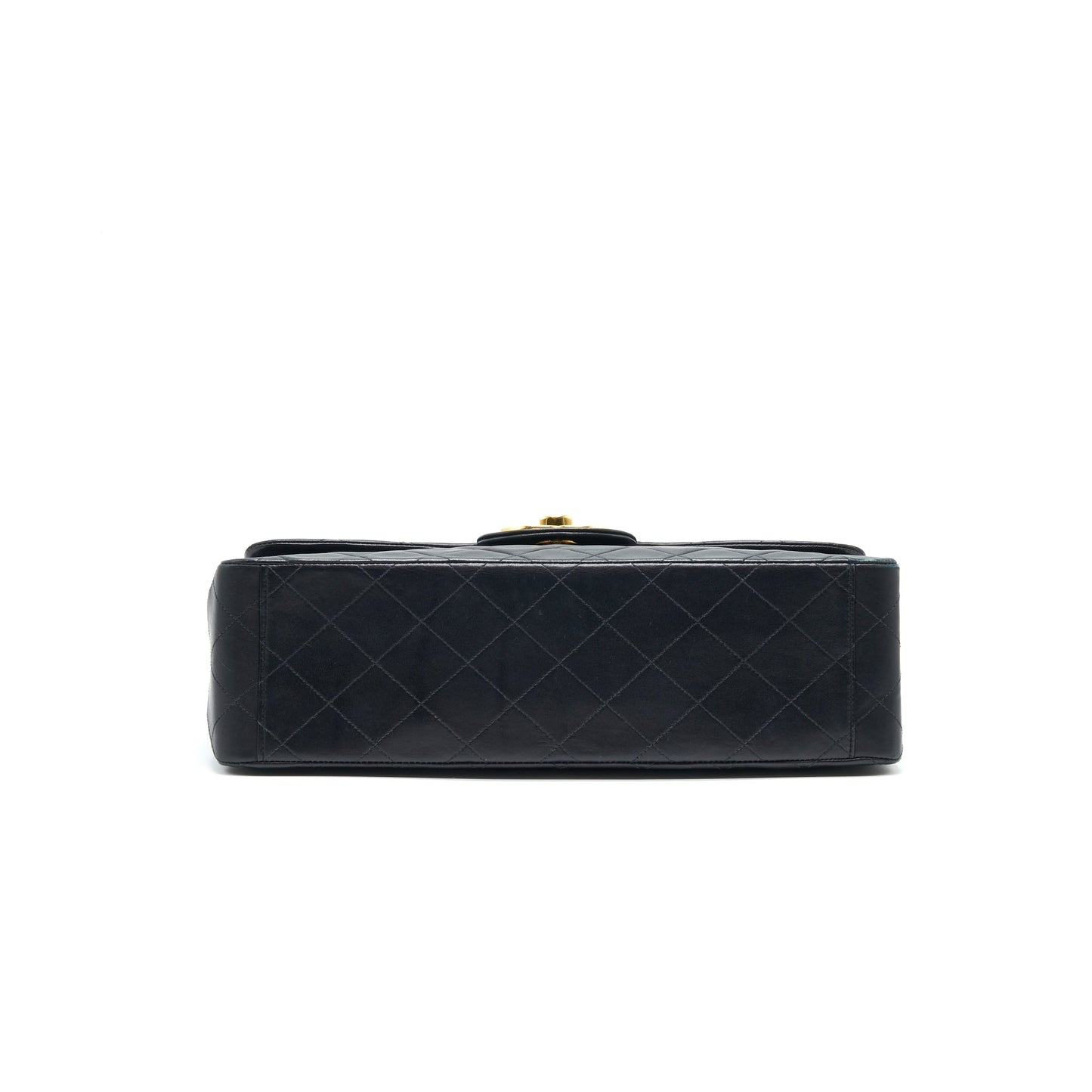 Chanel Vintage Maxi Flap Bag Black 24K GHW