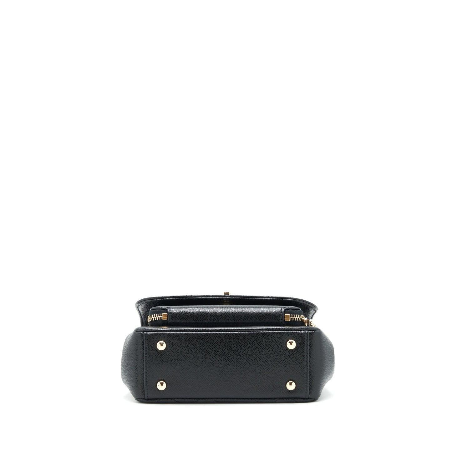 Chanel 22P Small Business Affinity Grained Calfskin Black LGHW (Microchip)