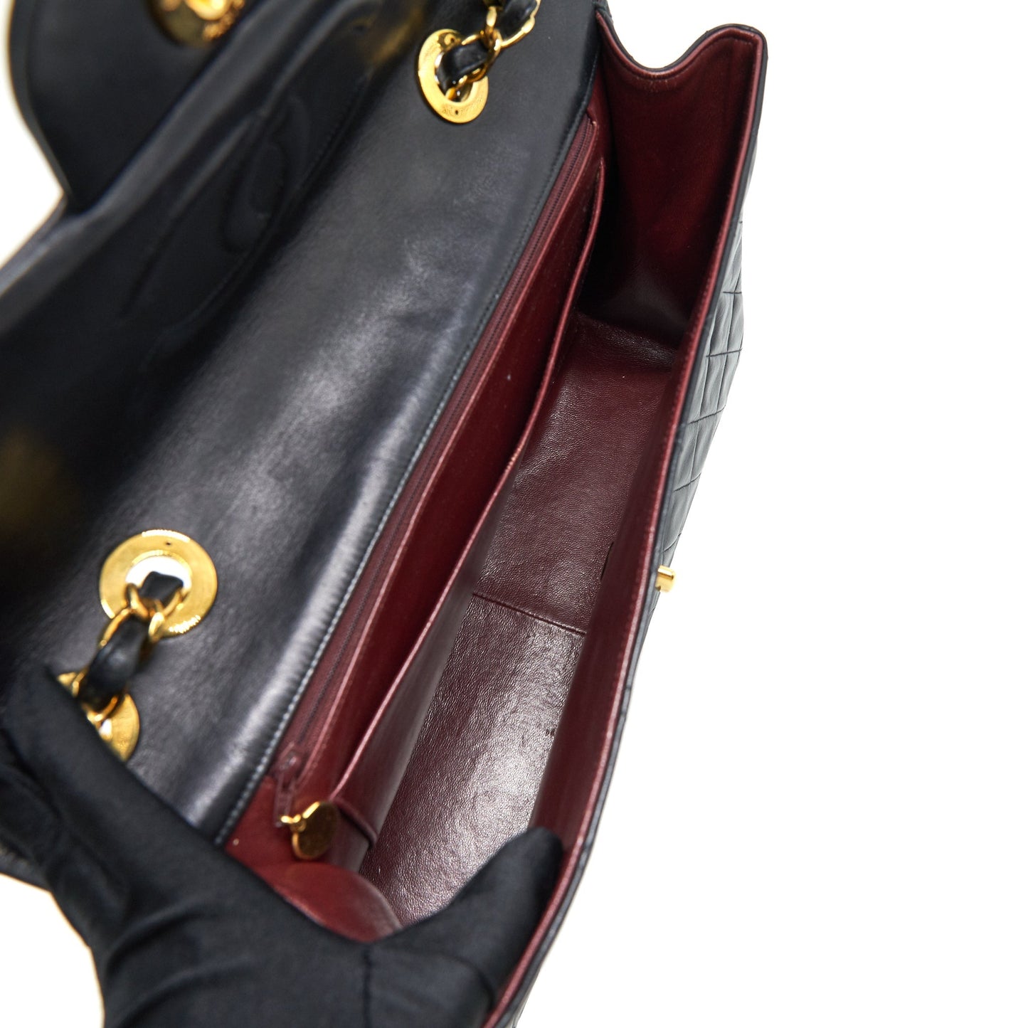 Chanel Vintage Maxi Flap Bag Black 24K GHW