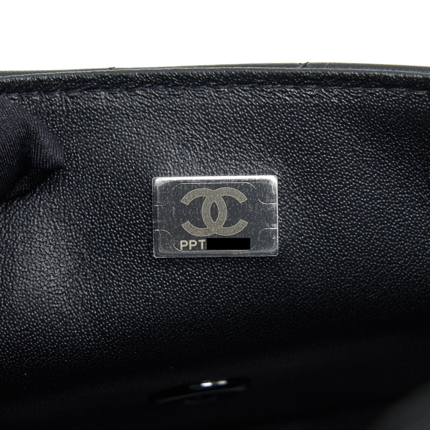 Chanel Mini Rectangular Lambskin black so black