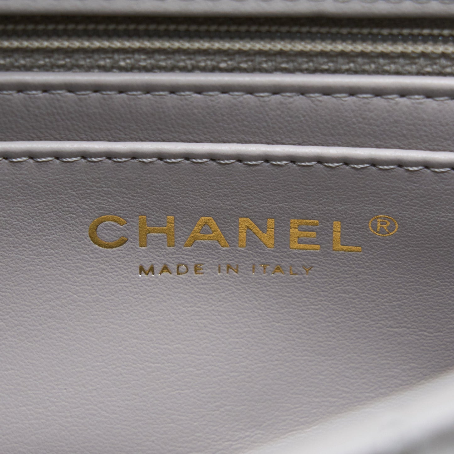 Chanel Pearl Crush Mini Rectangular Lambskin Grey Brushed GHW (Microchip)