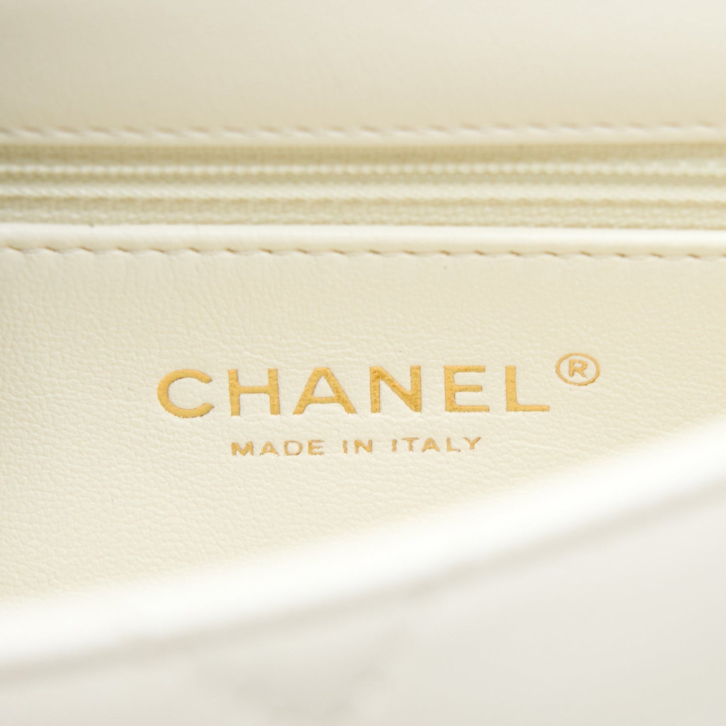 Chanel Quilted Flap Bag With Heart Charm Chain Lambskin White GHW(Microchip)