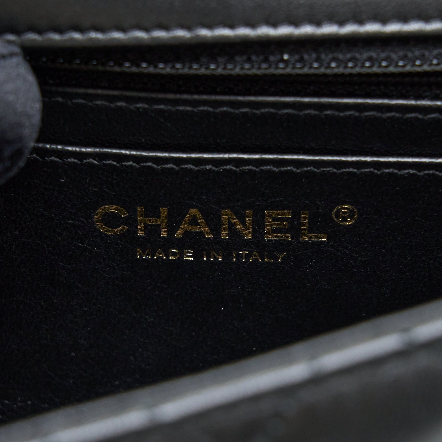 Chanel Classic Mini Square Flap Bag Lambskin Black GHW