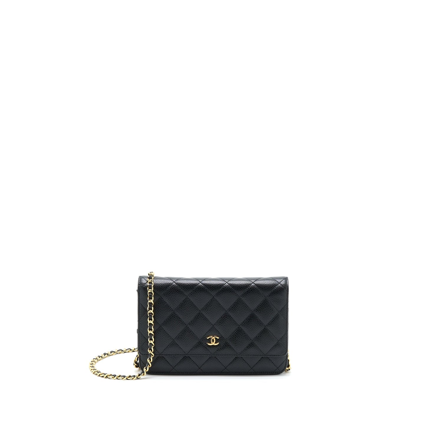 Chanel Classic Wallet On Chain Caviar Black GHW