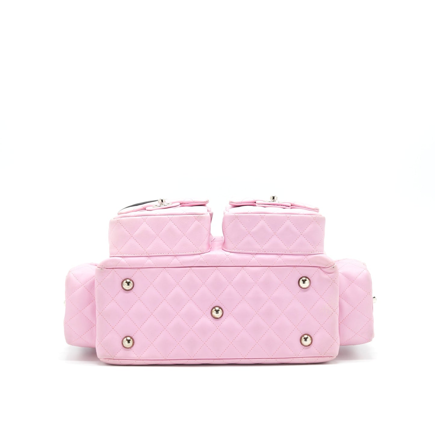 Chanel Cambon aligned Large Reporter Bag in Pink