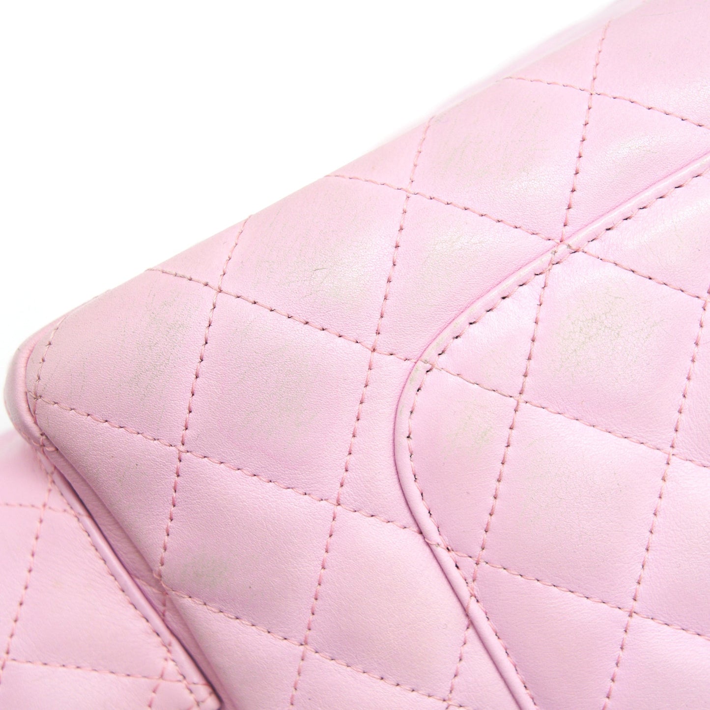 Chanel Cambon aligned Large Reporter Bag in Pink