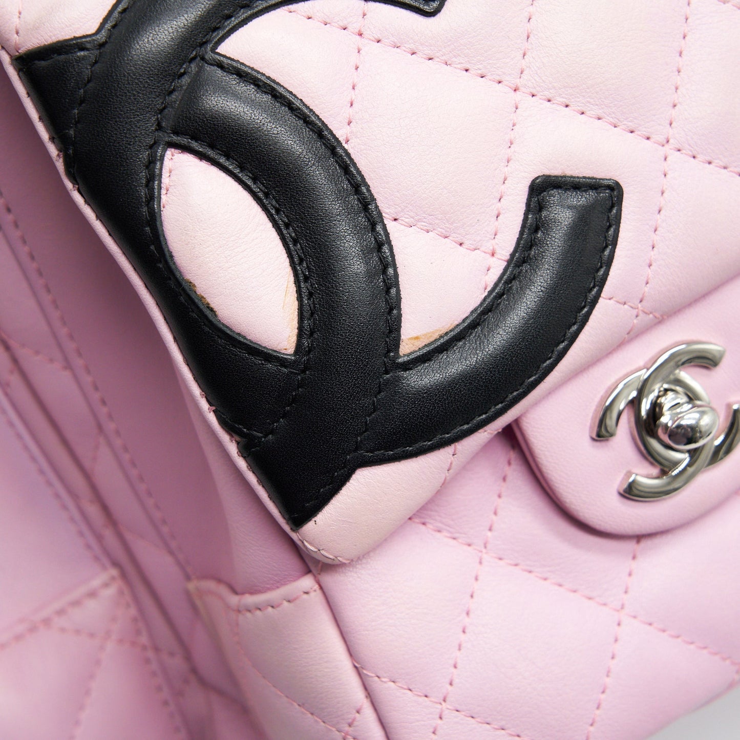 Chanel Cambon aligned Large Reporter Bag in Pink
