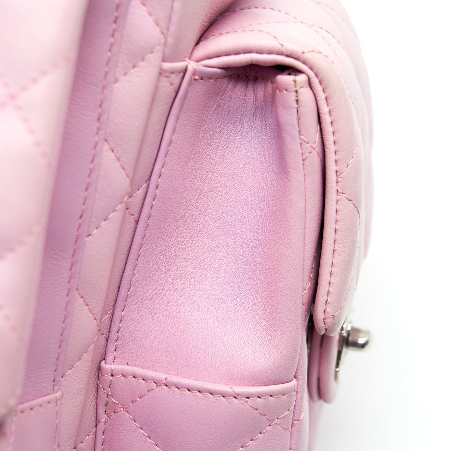 Chanel Cambon aligned Large Reporter Bag in Pink