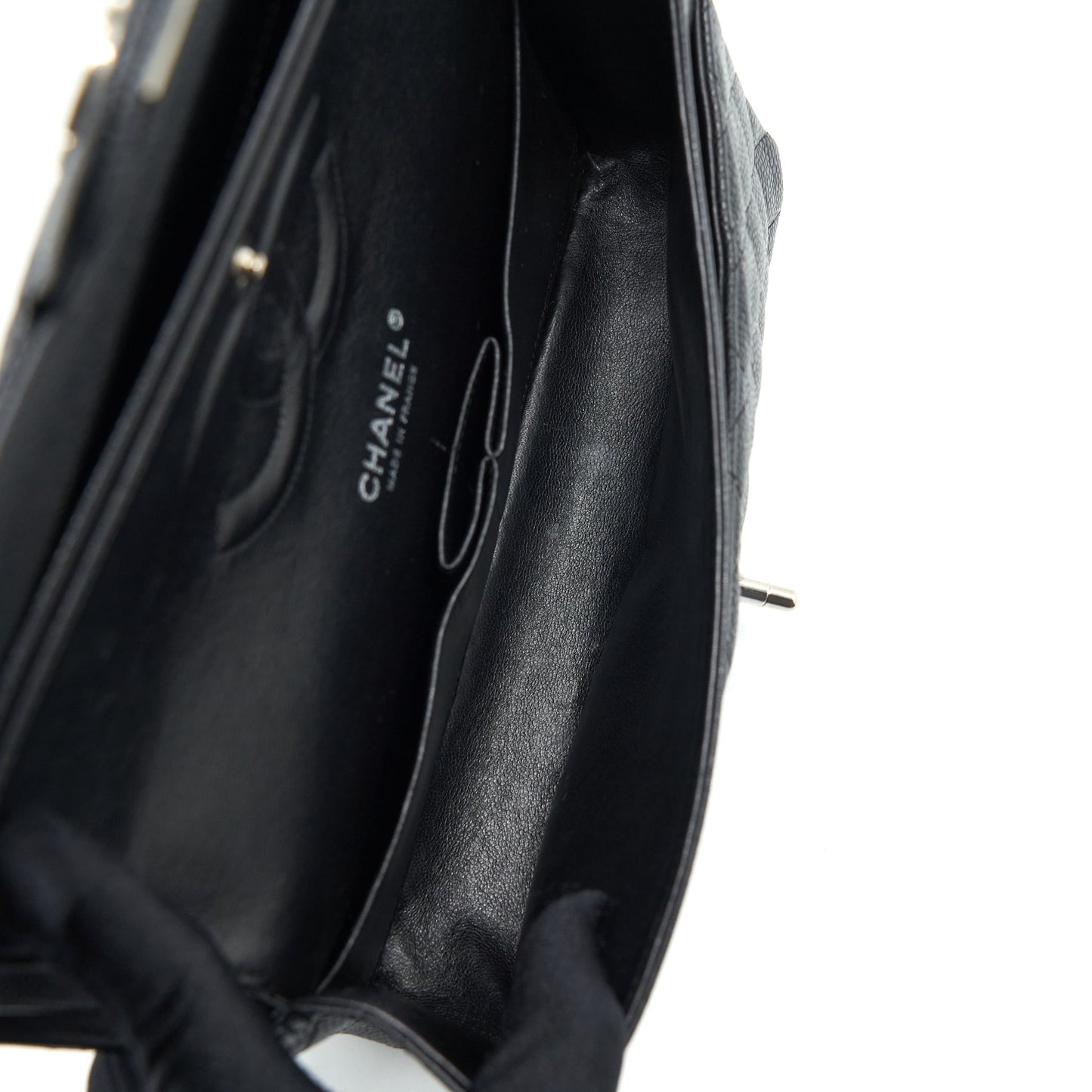 Chanel Medium Classic Flap Bag Caviar Black SHW