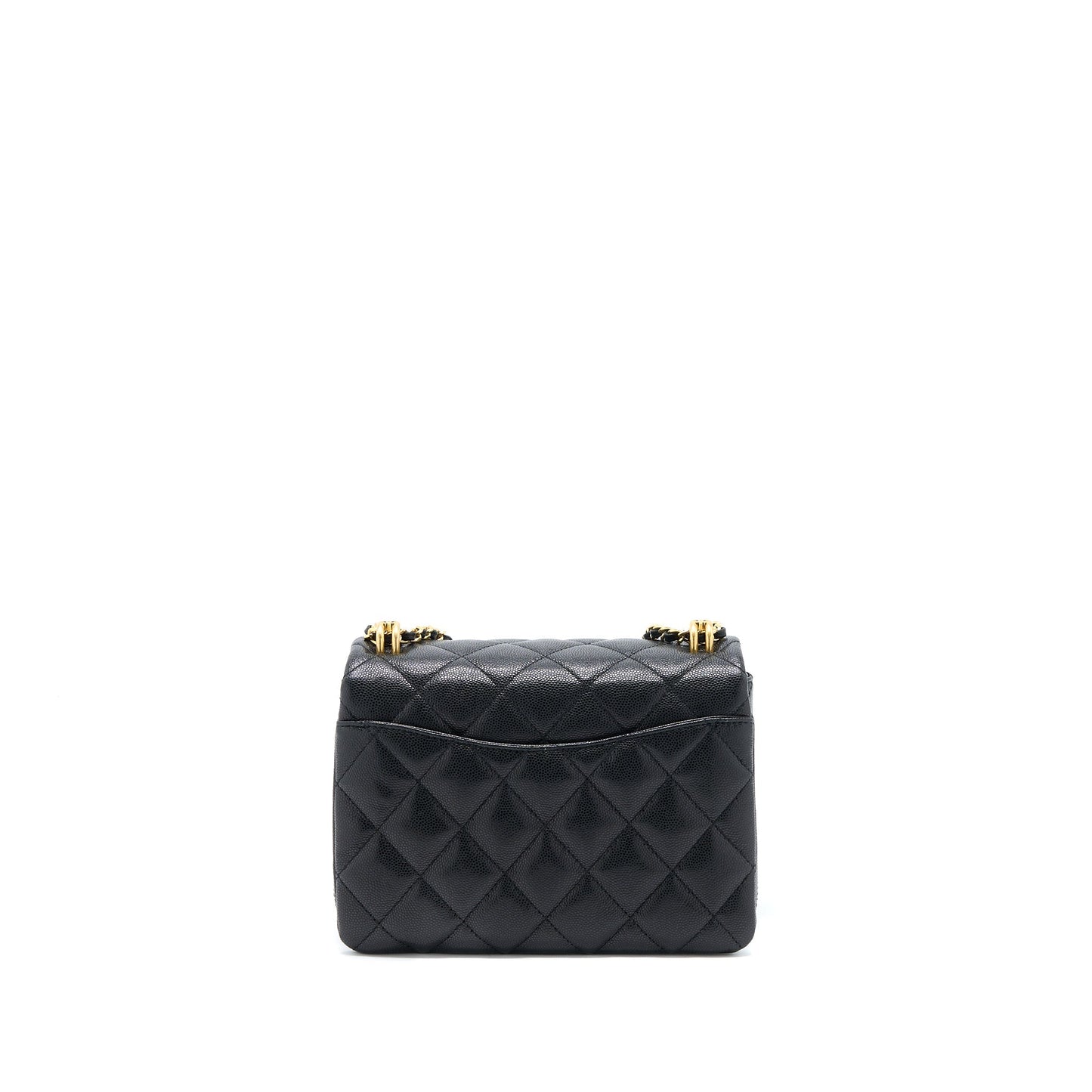 Chanel 22K Coco First Caviar Leather Black GHW (Microchip)