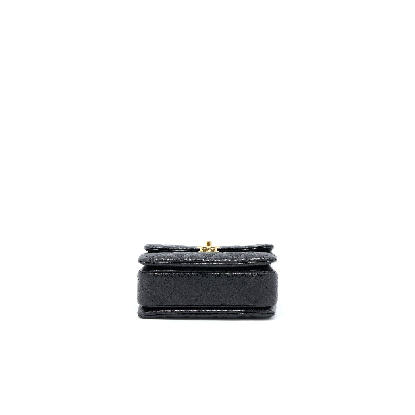 Chanel 22K Coco First Caviar Leather Black GHW (Microchip)
