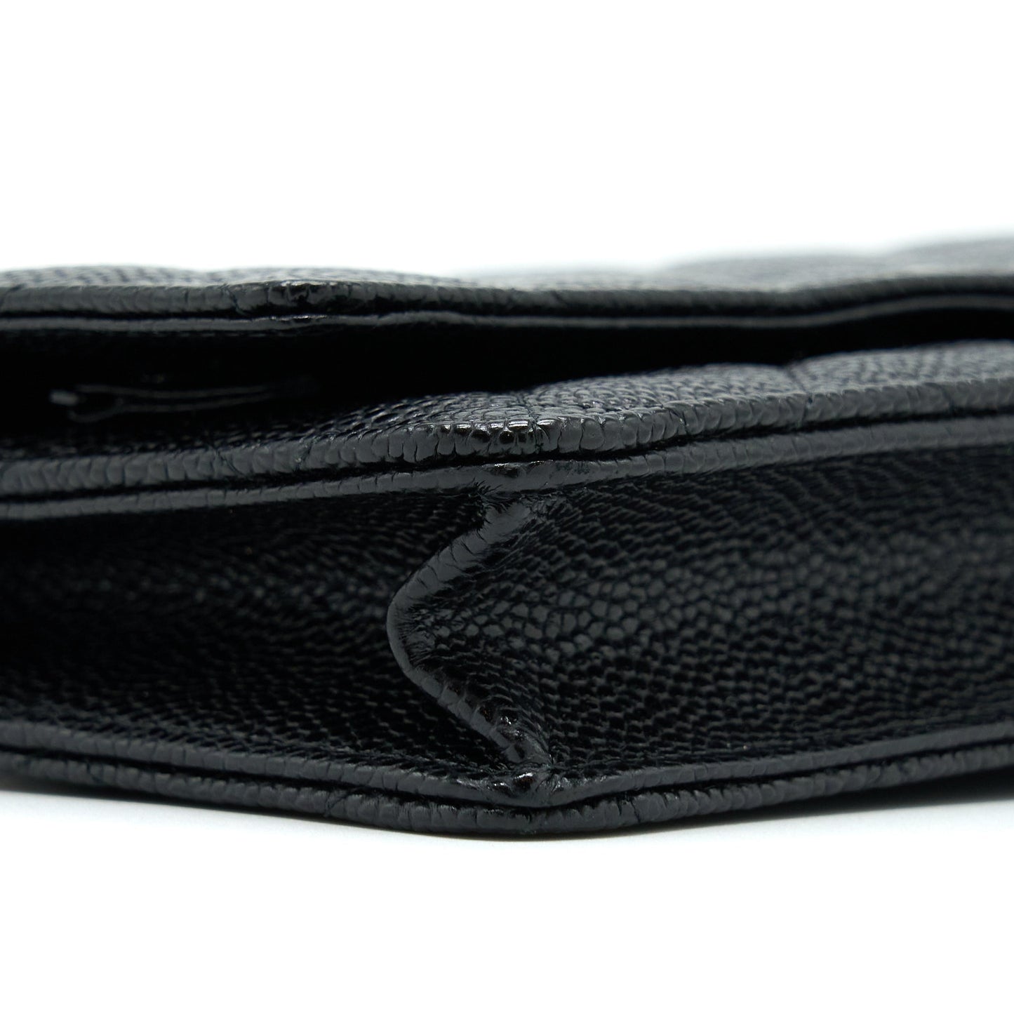 Chanel Classic Wallet On Chain Caviar Black SHW