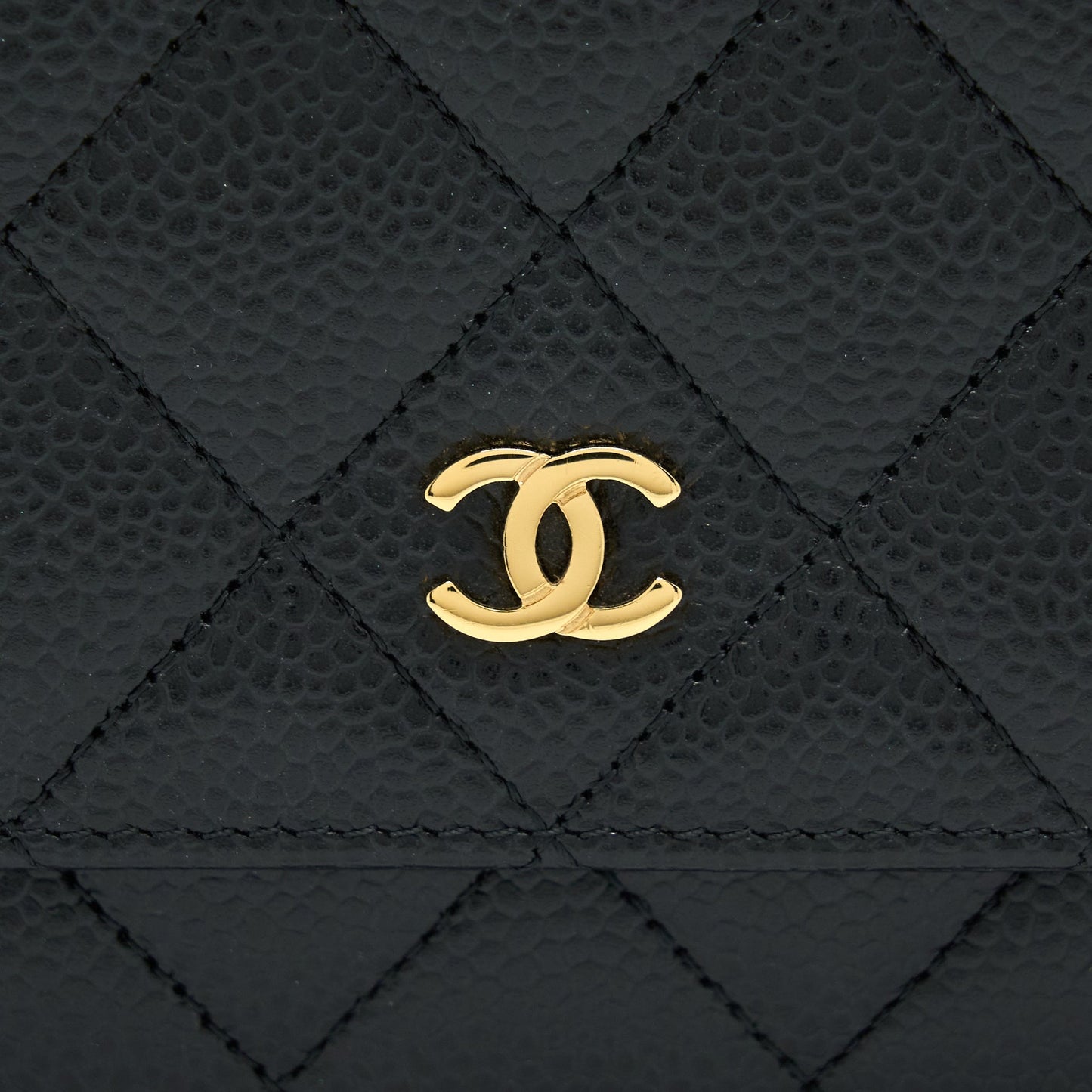 Chanel Classic Wallet On Chain Caviar Black GHW