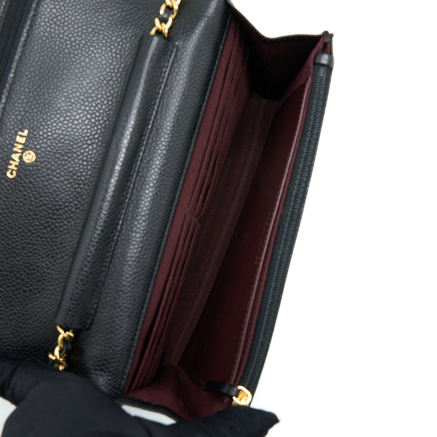Chanel Classic Wallet On Chain Caviar Black GHW