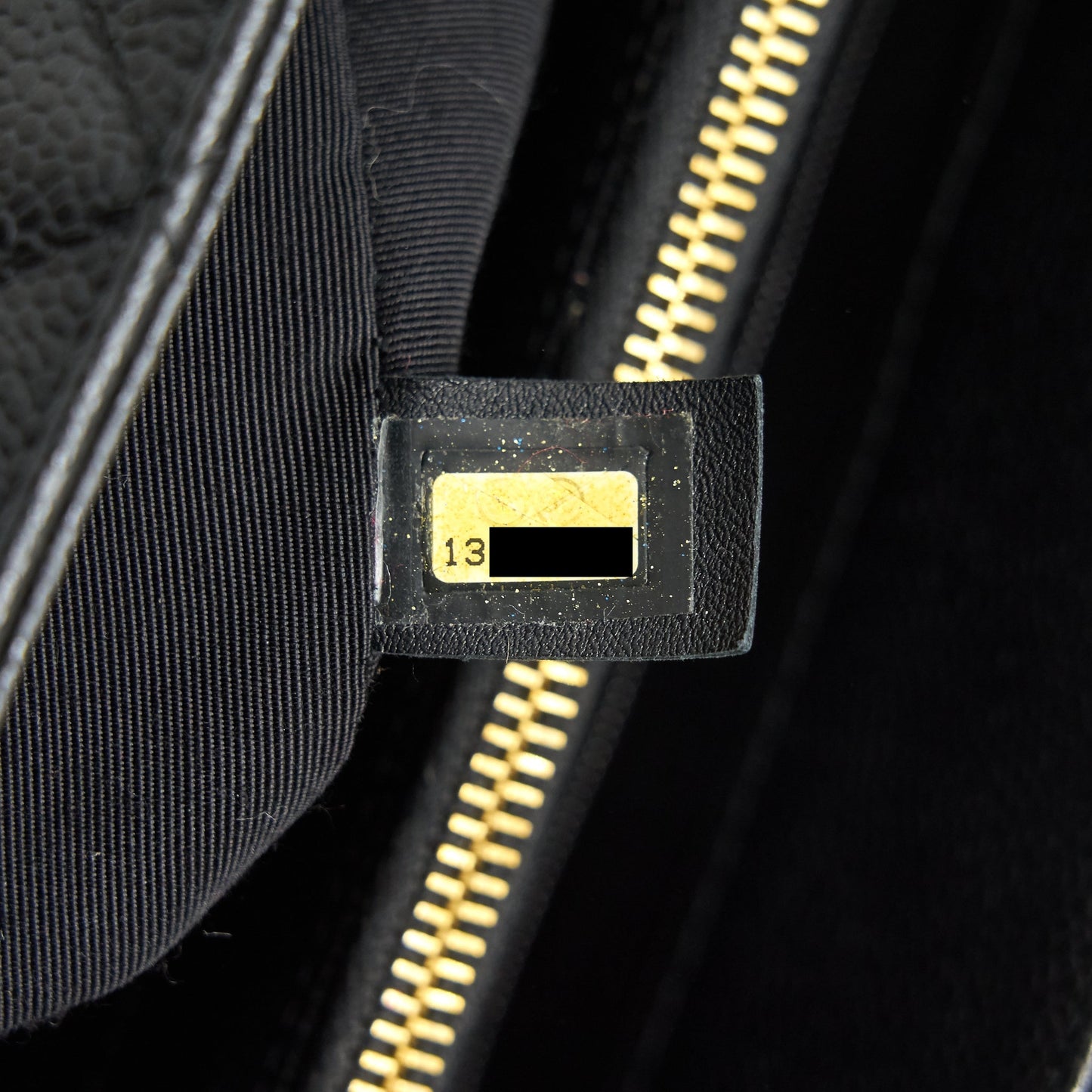 CHANEL CAVIAR GRAND SHOPPING TOTE GST BLACK