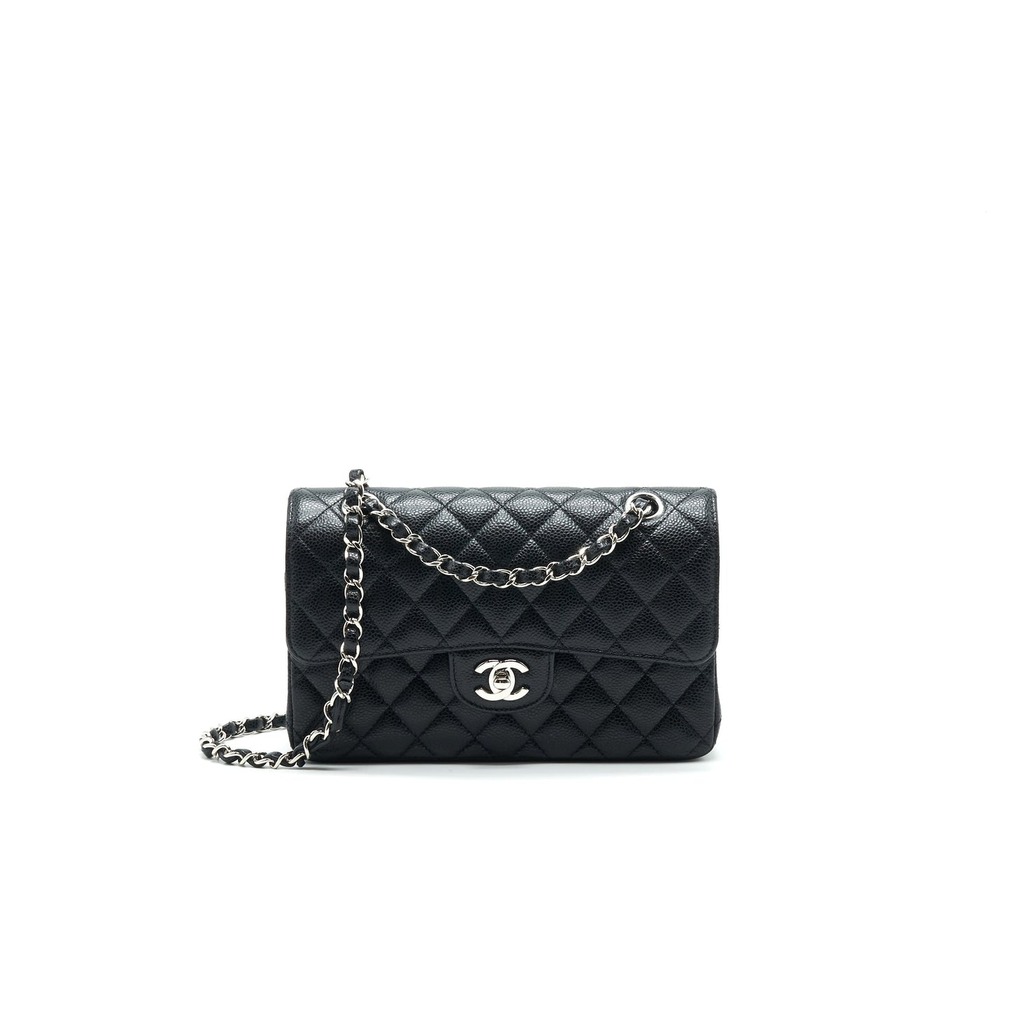 CHANEL CLASSIC SMALL DOUBLE FLAP CAVIAR