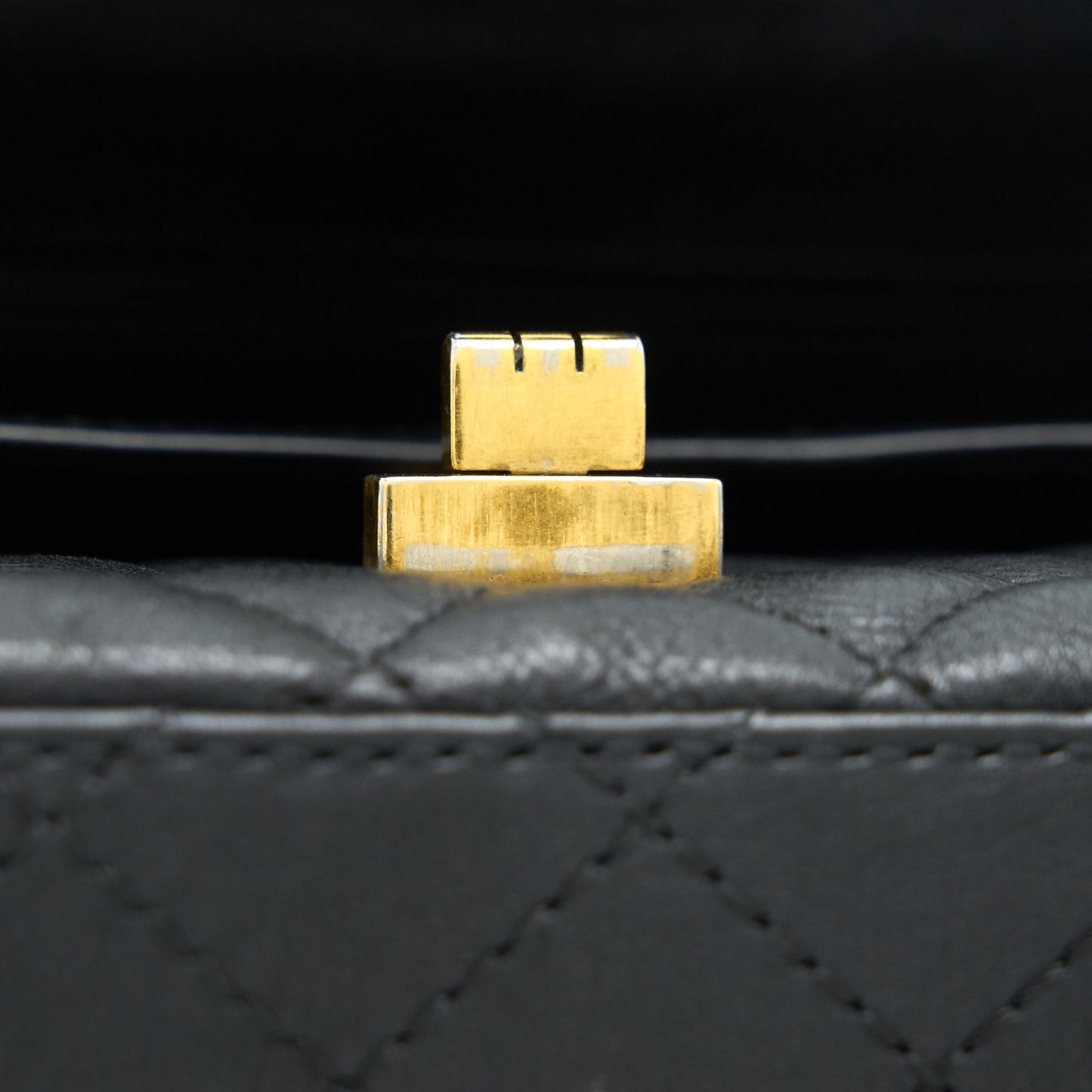 Chanel Small 2.55 Handbag Black GHW Serial 23