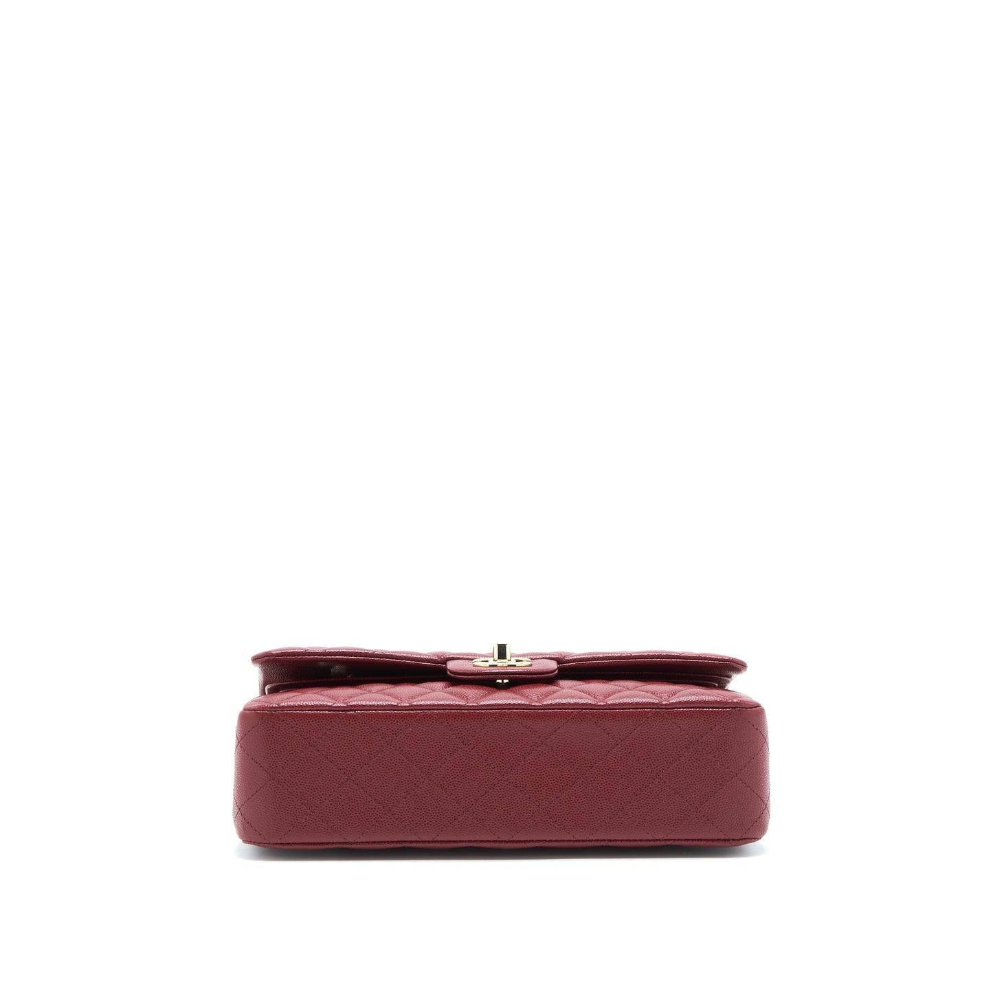 Chanel Medium Classic Double Flap Bag Caviar Dark Red LGHW