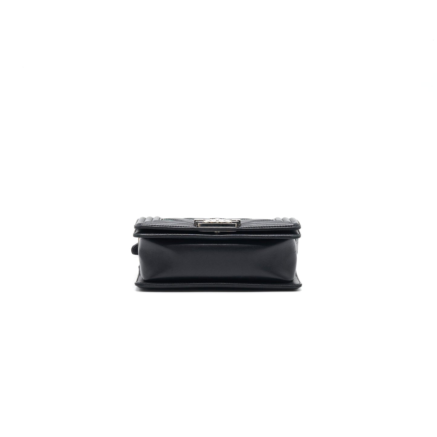 Chanel Small Chevron Le boy Lambskin Black