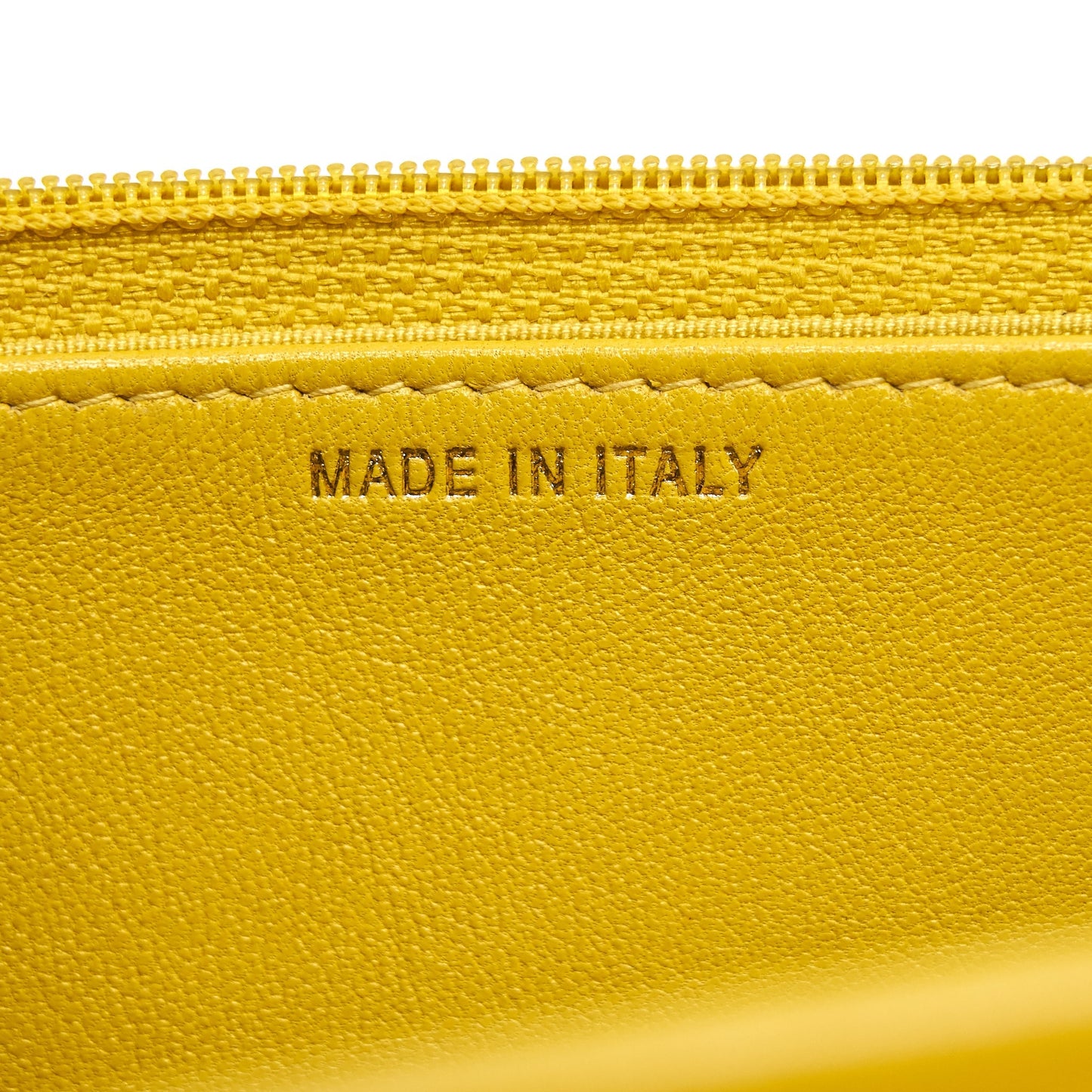 Chanel Seasonal Wallet On Chain Yellow