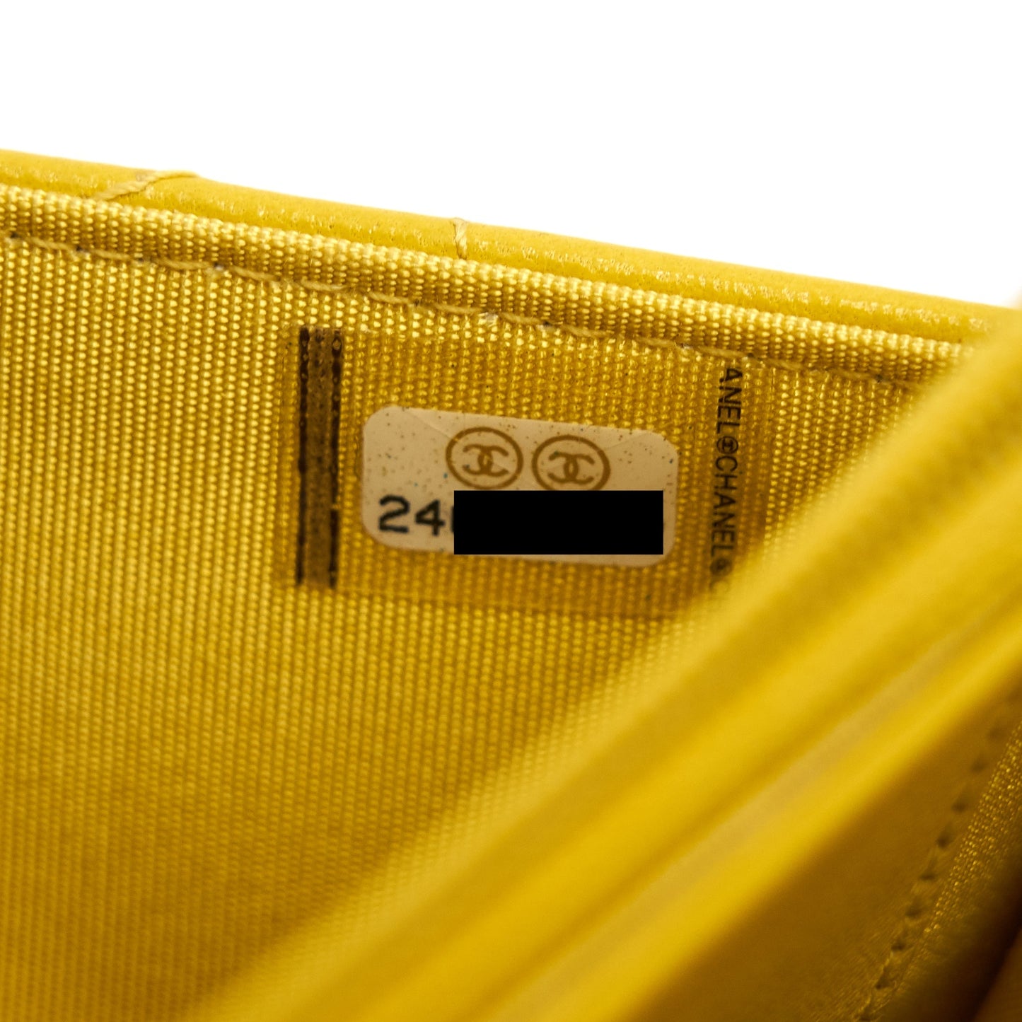 Chanel Seasonal Wallet On Chain Yellow