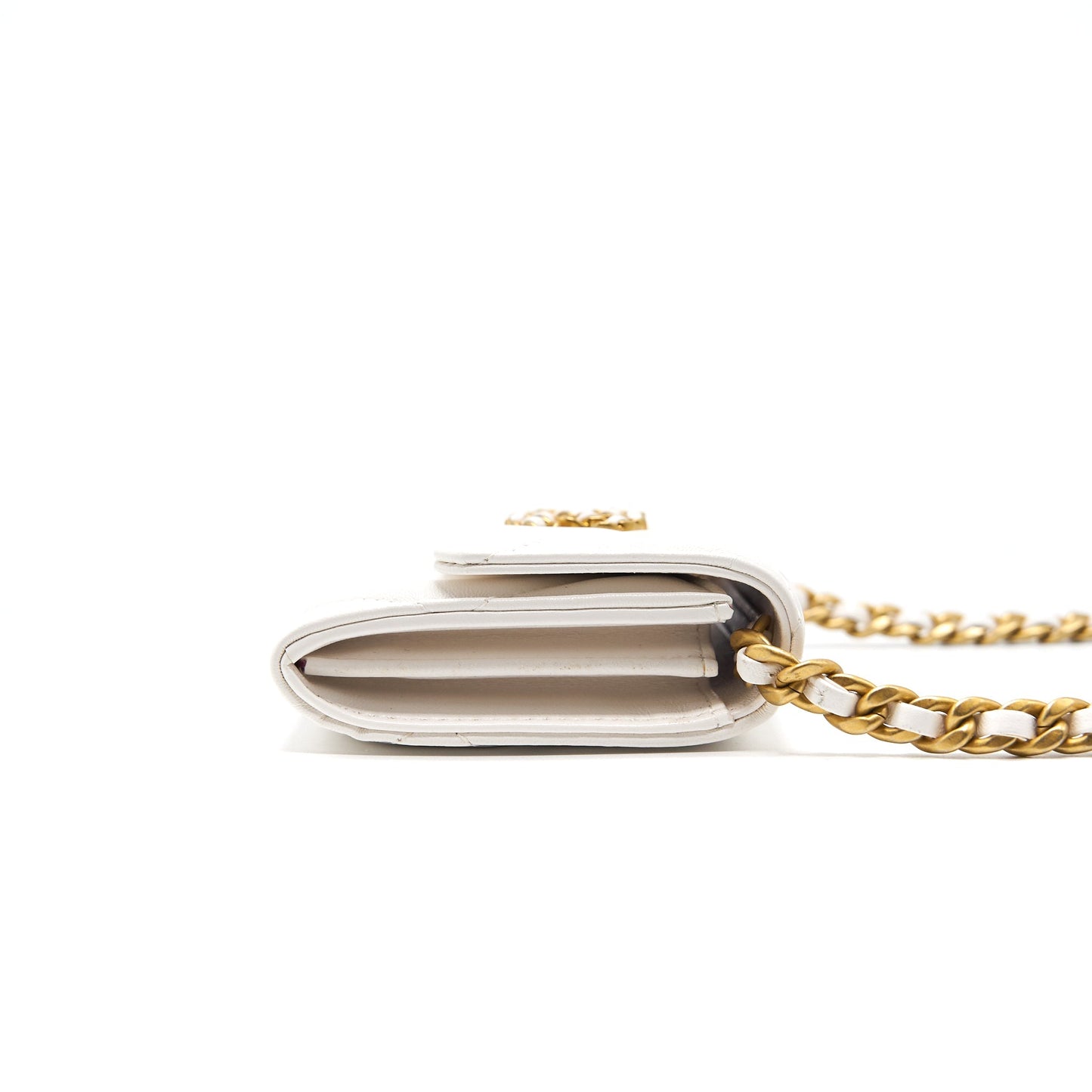 Chanel 19 Flap Coin Purse with Chain