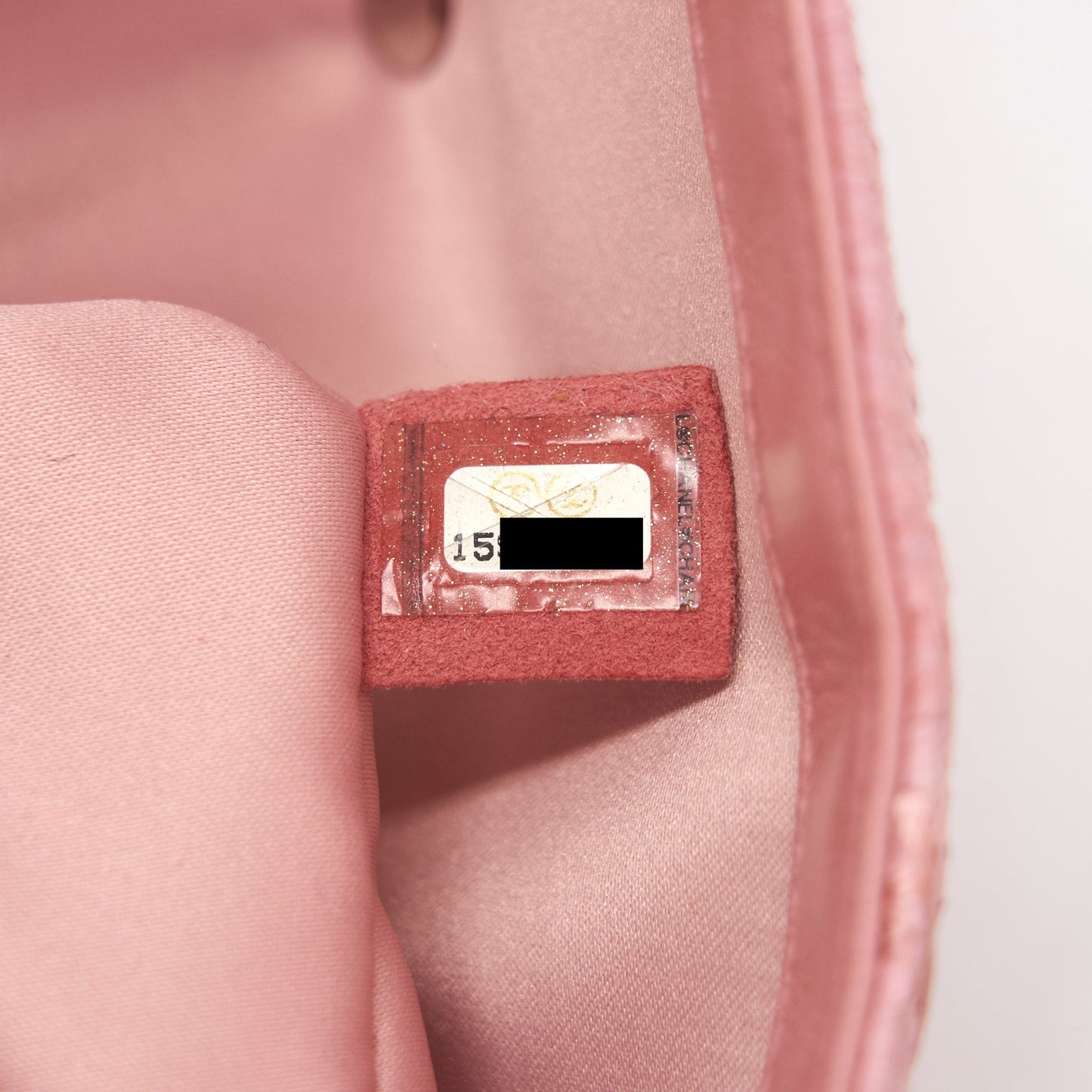 Chanel Python Skin Flap Bag Pink