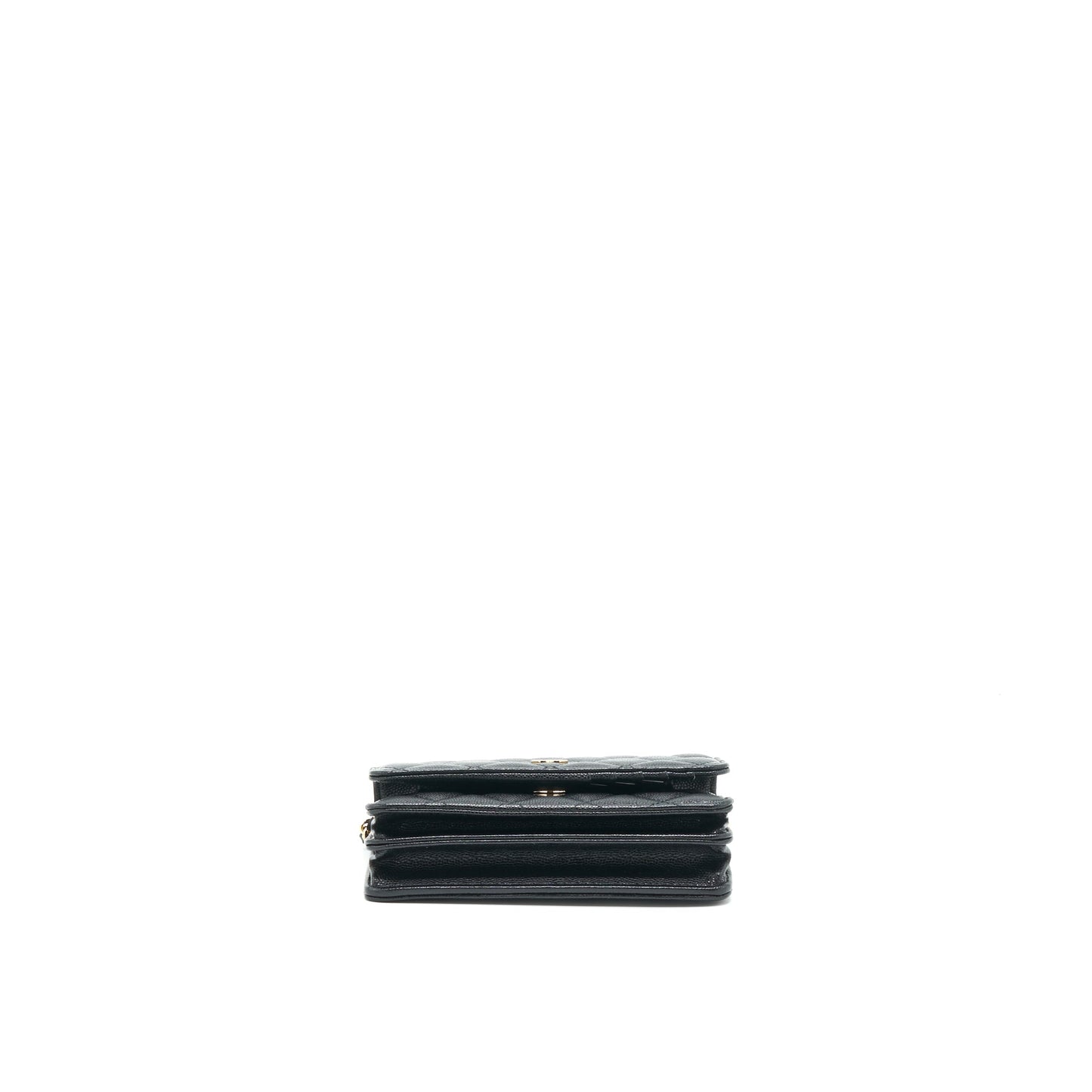 Chanel Mini Wallet On Chain Caviar Black LGHW