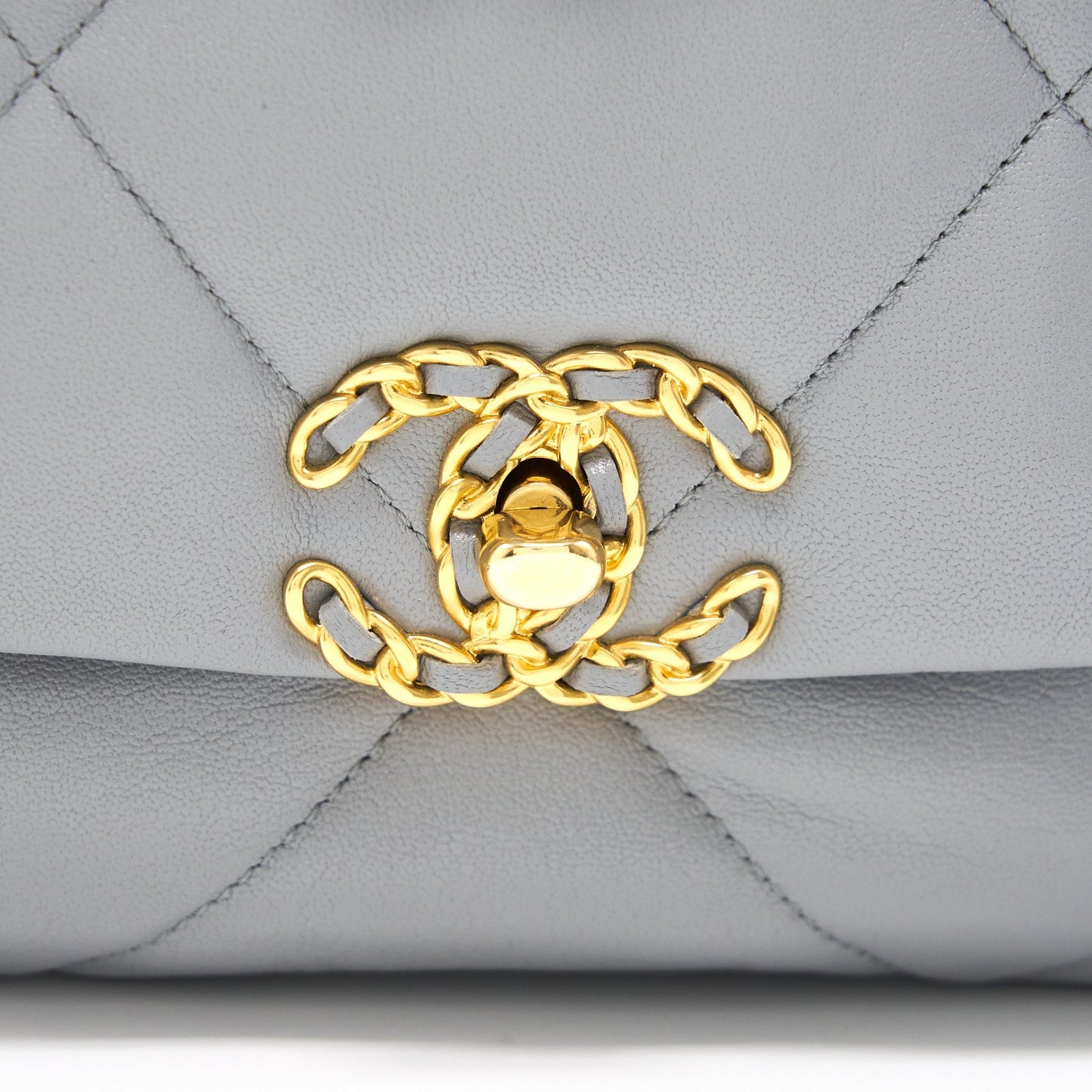 Chanel Small 19 Bag Grey