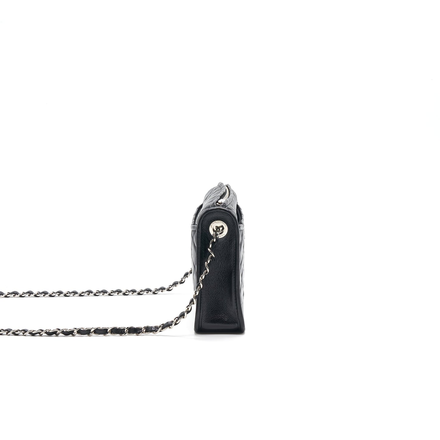 Chanel 18B Calfskin Camera Case Black SHW