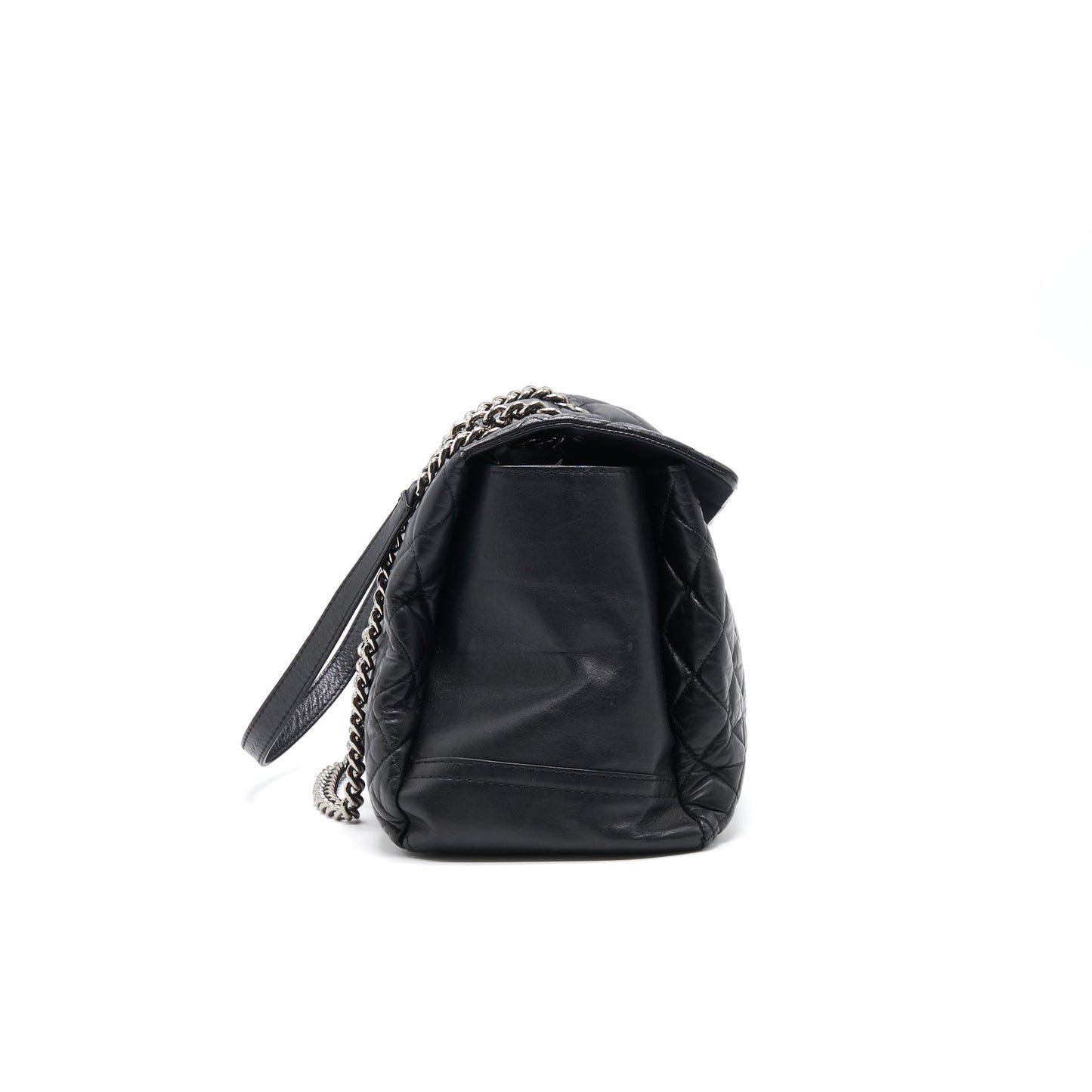 Chanel Calfskin Flap Bag Black